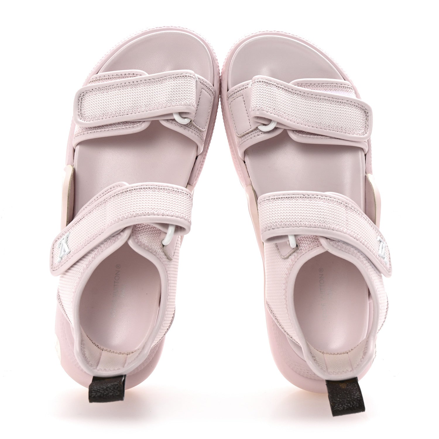Calfskin Canvas LV Archlight Sandal 36 Pink