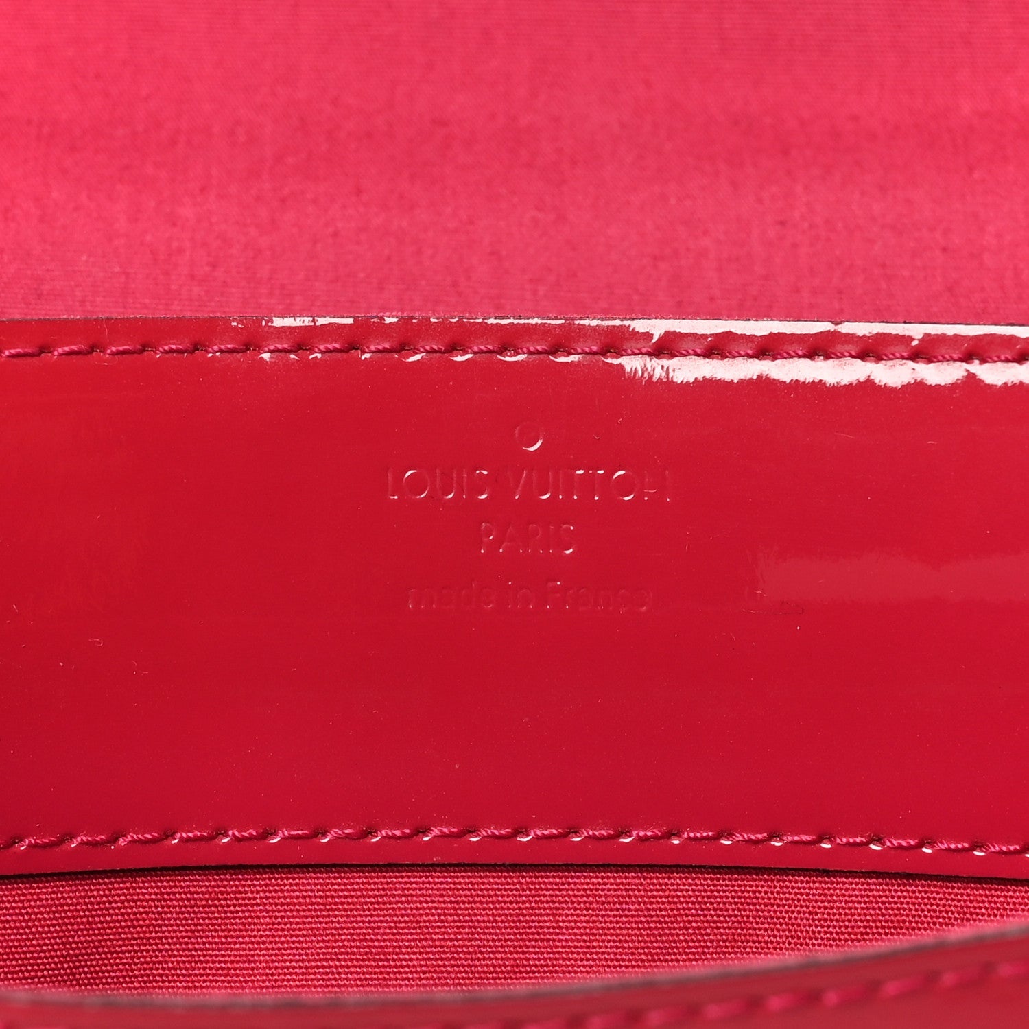 Patent Louise Clutch Rose Indien