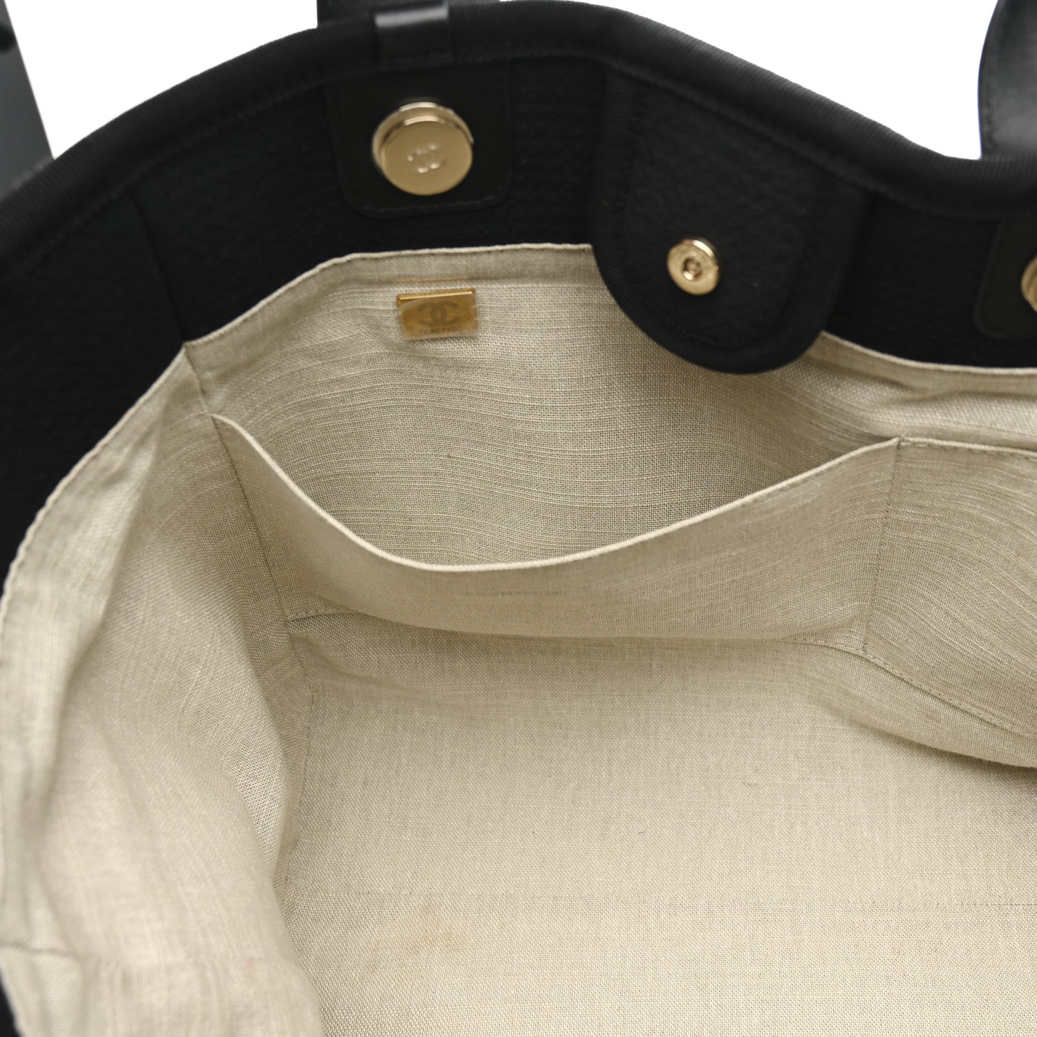 Mixed Fibers Small Deauville Tote Black