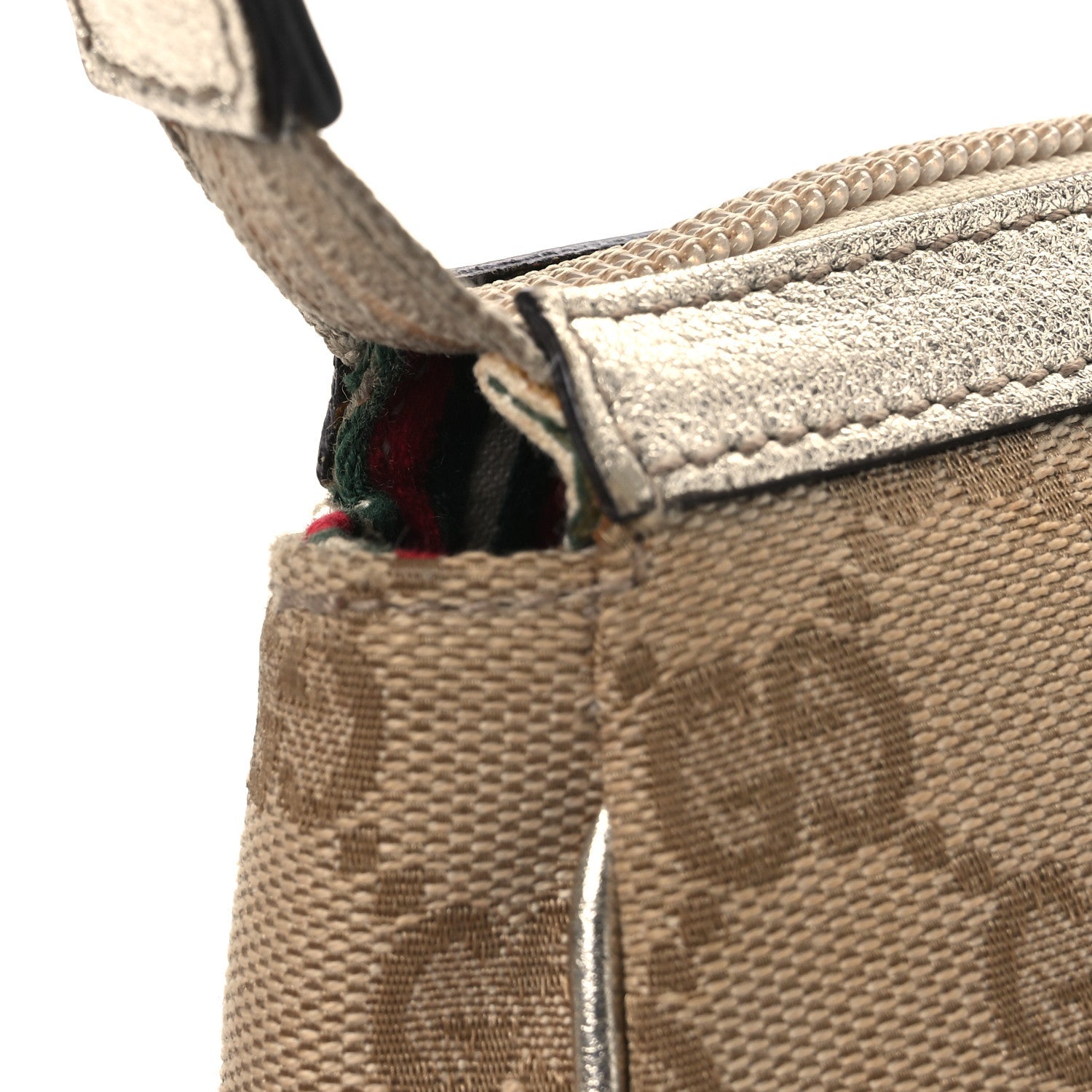 Monogram D Ring Cosmetic Case Metallic Bronze