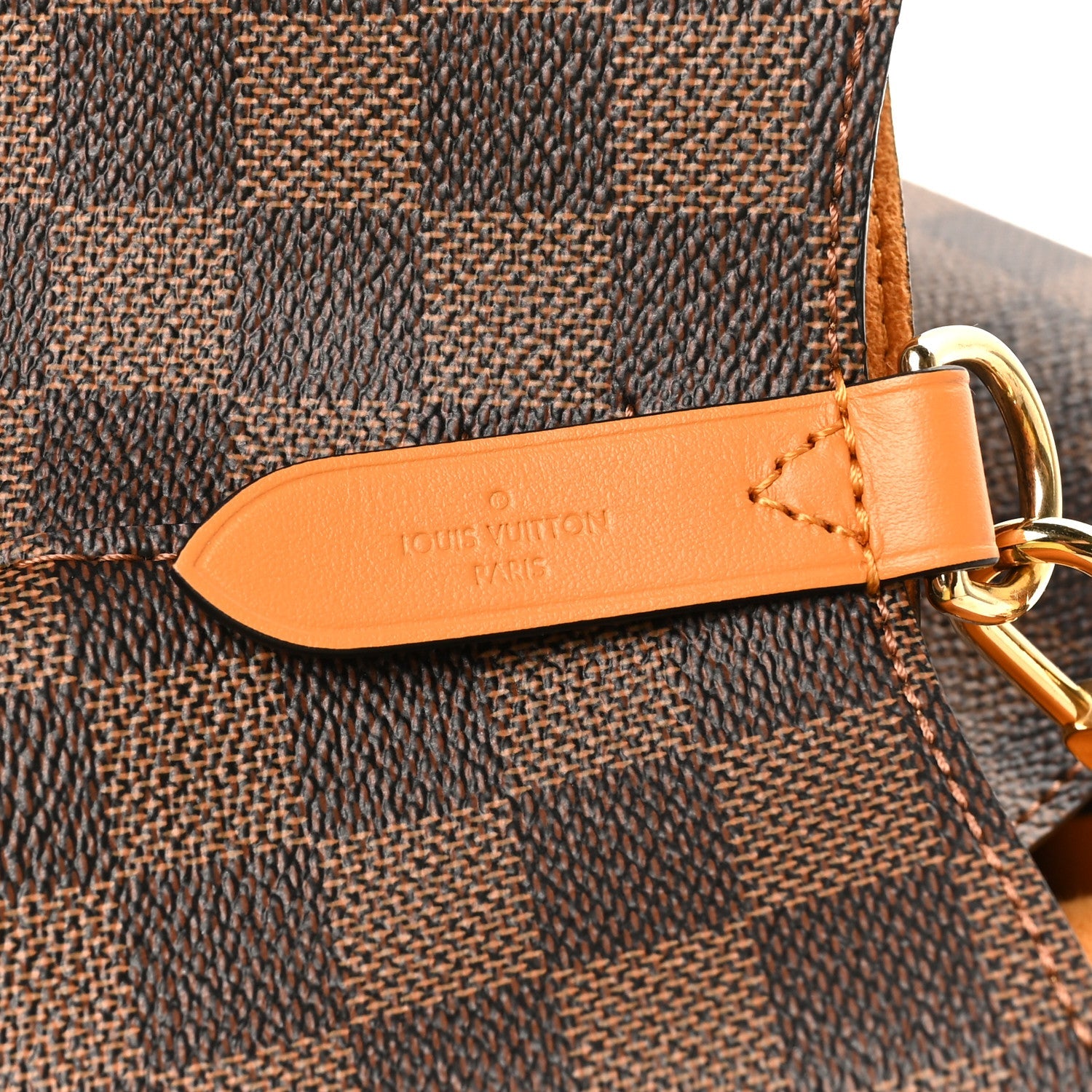 Damier Ebene Neonoe MM Safran