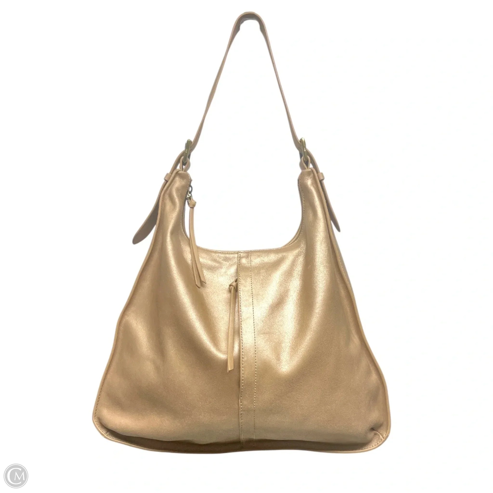 Handbag Leather By Hobo Intl, Size: Large