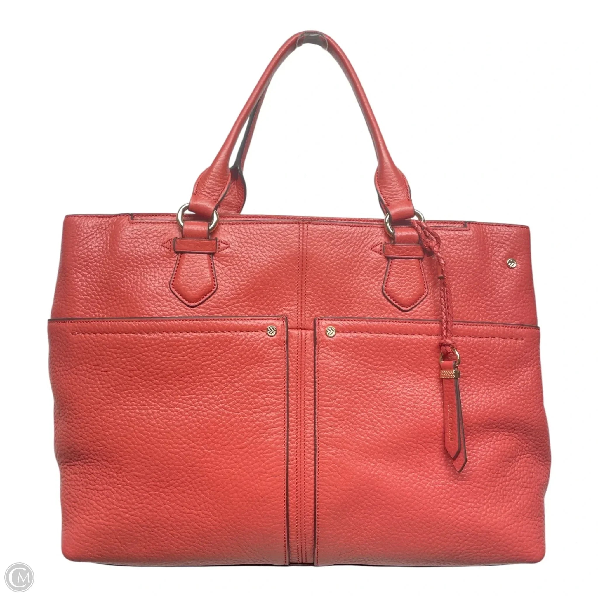 Handbag Leather By Cole-haan, Size: Medium