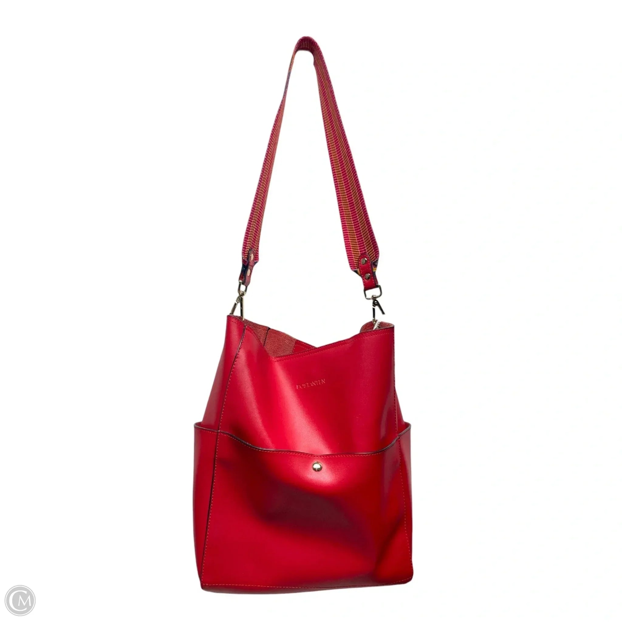 Handbag Leather By BOSTANTEN, Size: Large