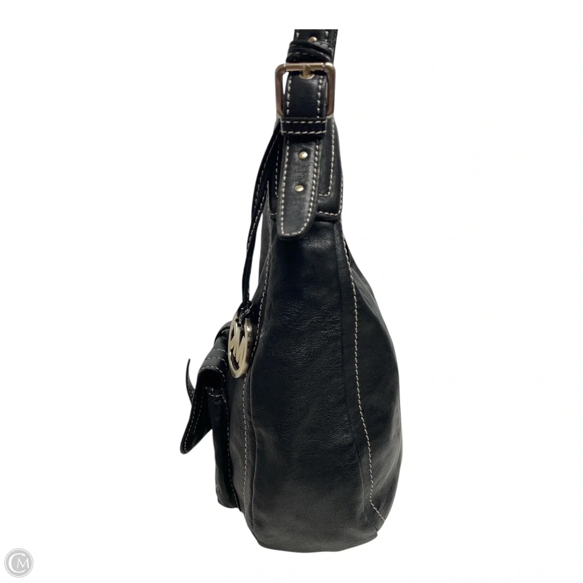 Handbag Leather By Michael By Michael Kors, Size: Medium