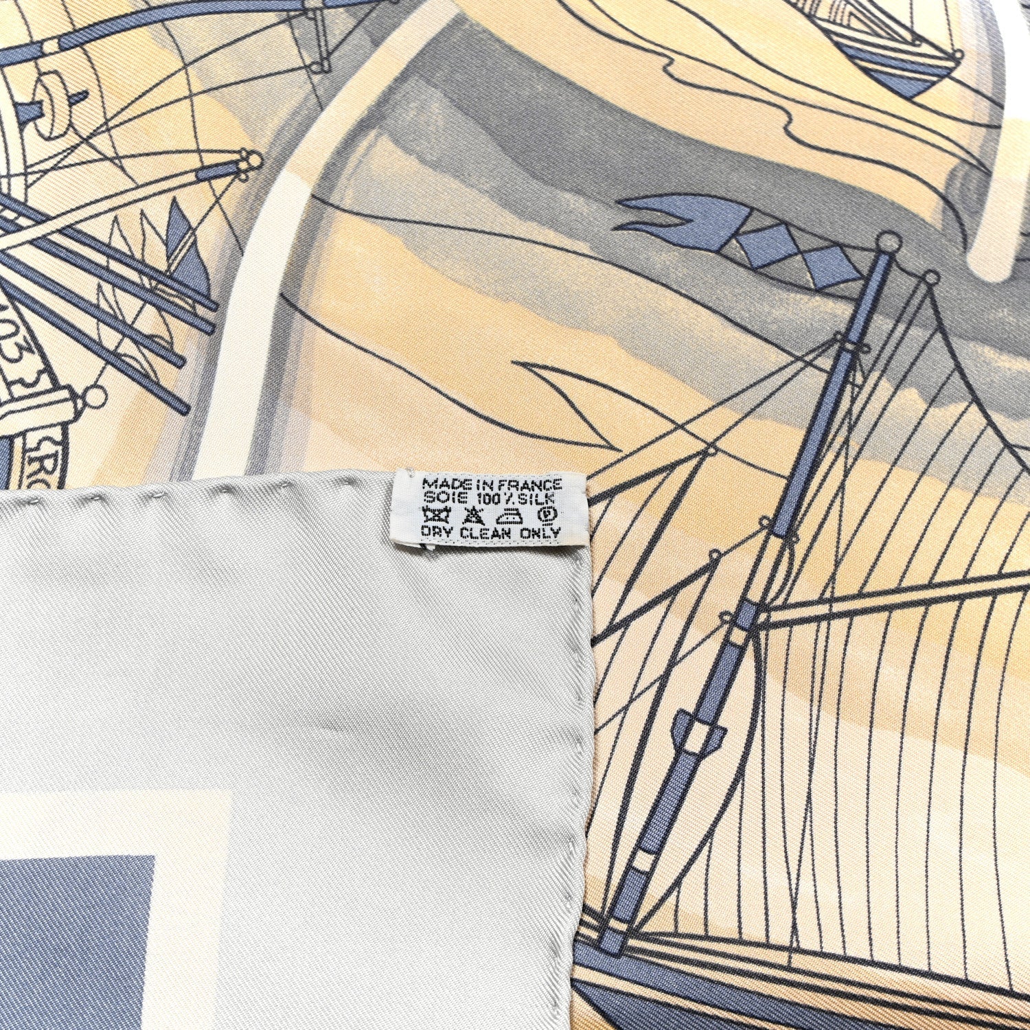 Silk Compagnons De Mer Scarf 90
