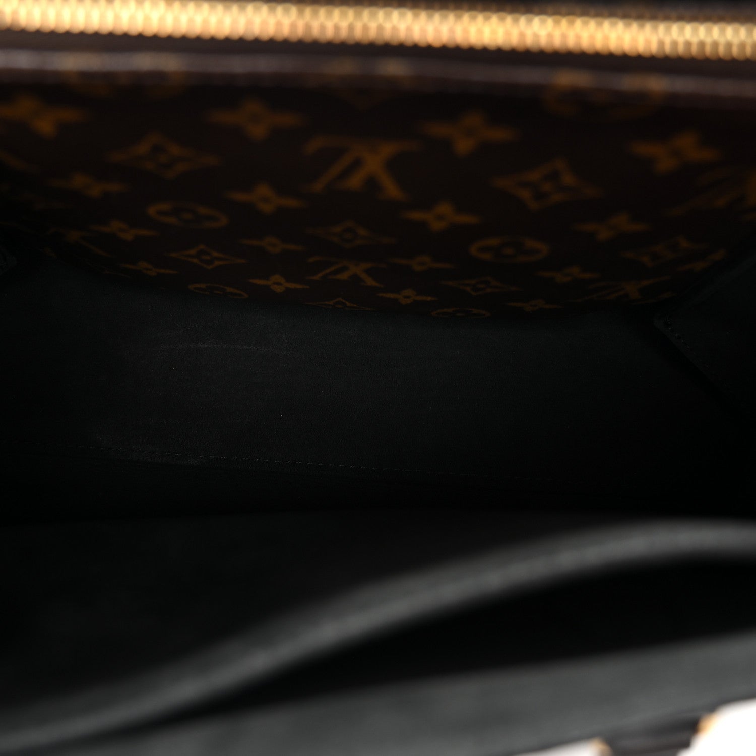 Monogram Flower Tote Black