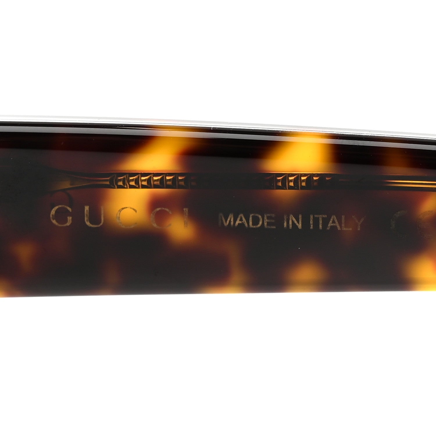 Acetate Square Frame Sunglasses GG0459S Tortoise