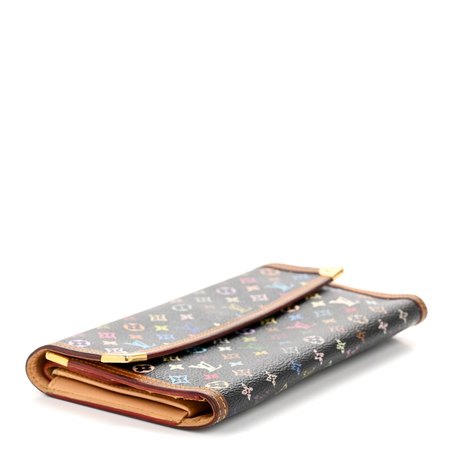 Monogram Multicolor Porte Tresor International Wallet Black