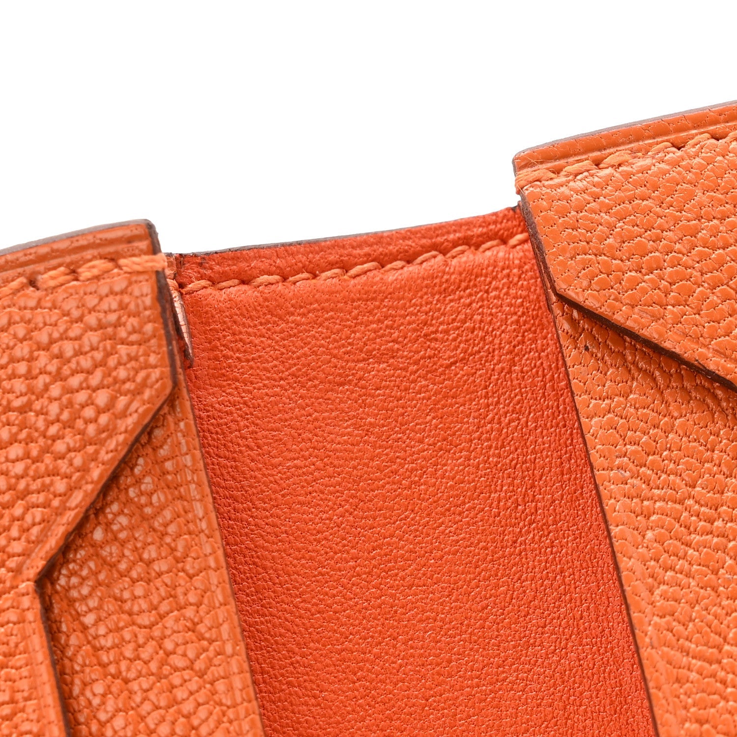 Chevre Mysore Bearn Card Holder Wallet Orange