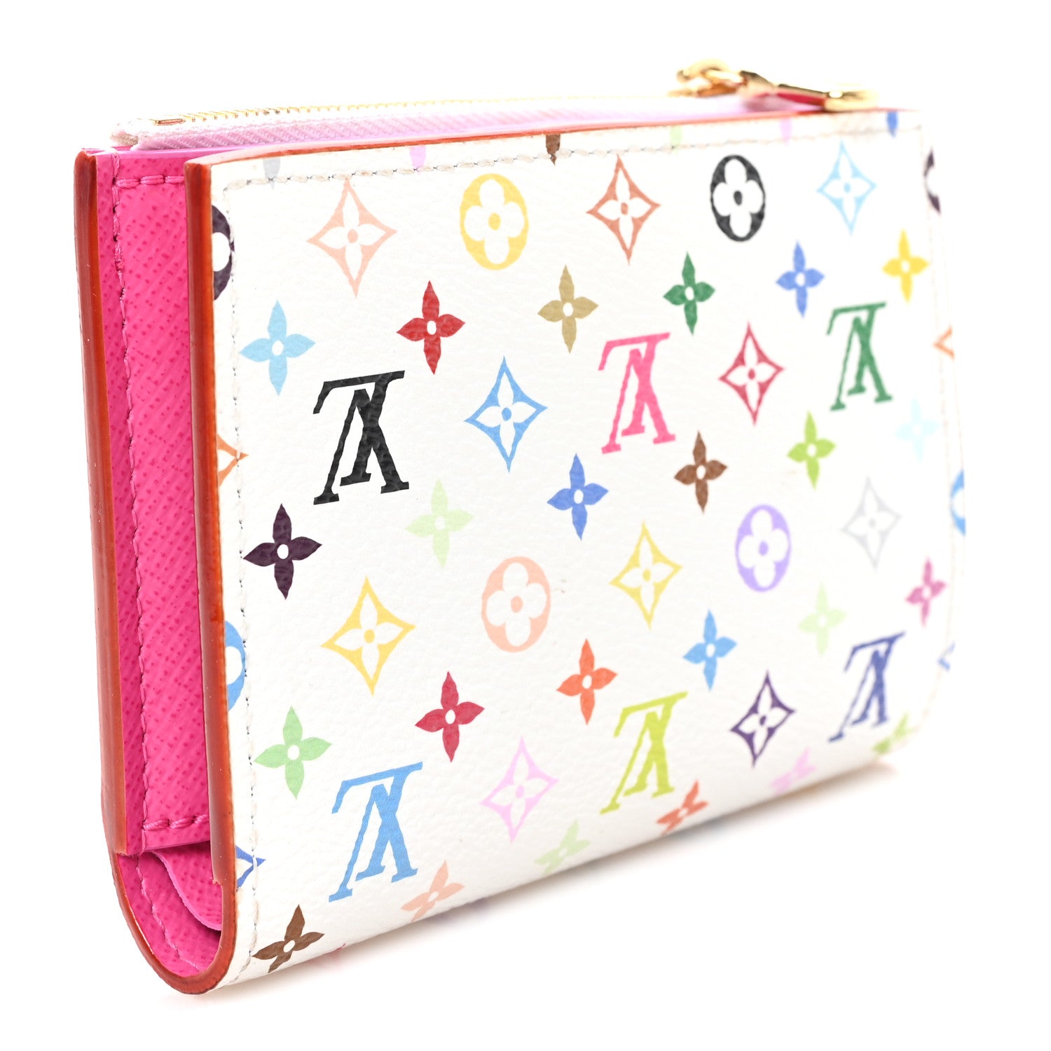 LV X TM Monogram Multicolor Lisa Wallet White