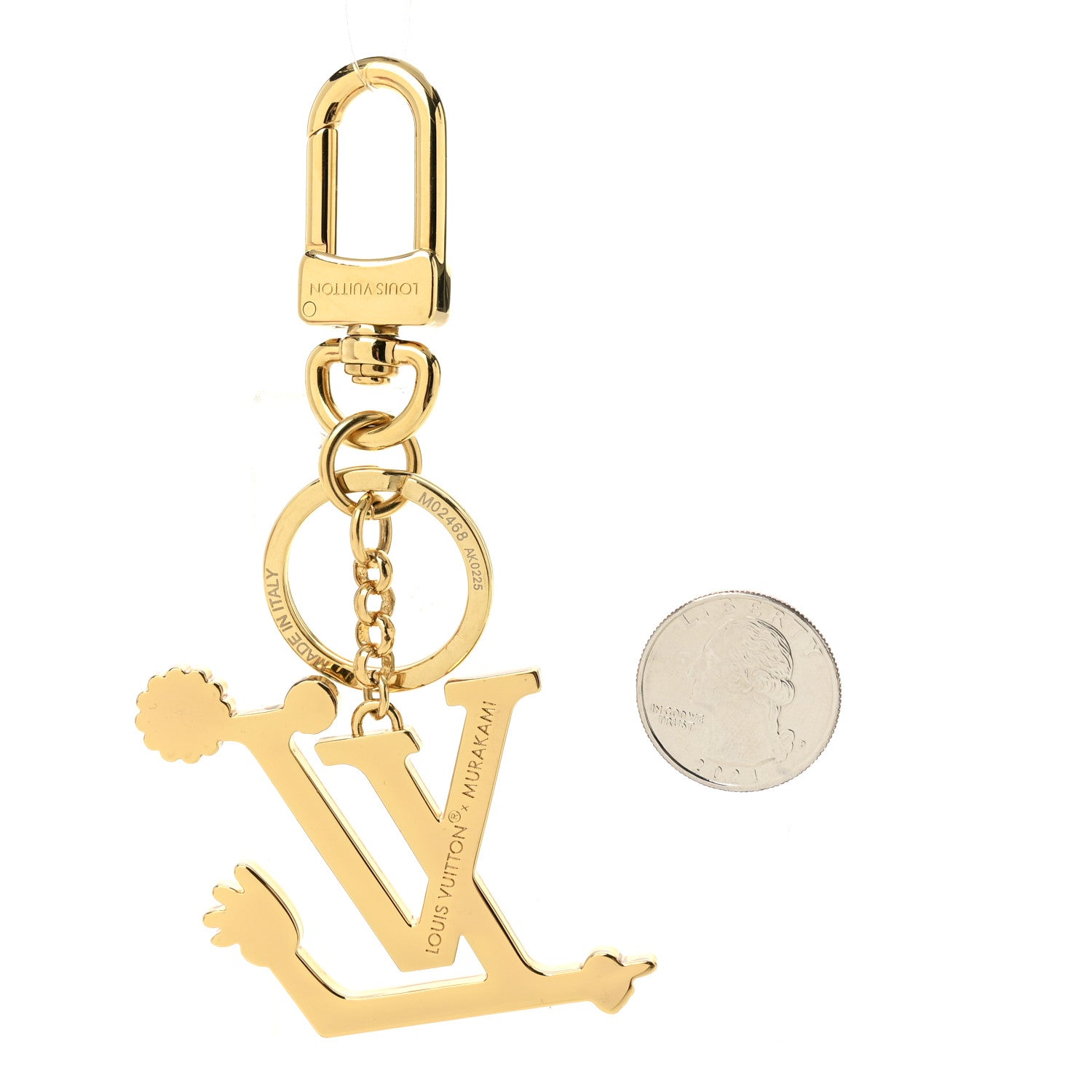 LV X TM Iconic Superflat Bag Charm Key Holder Multicolor