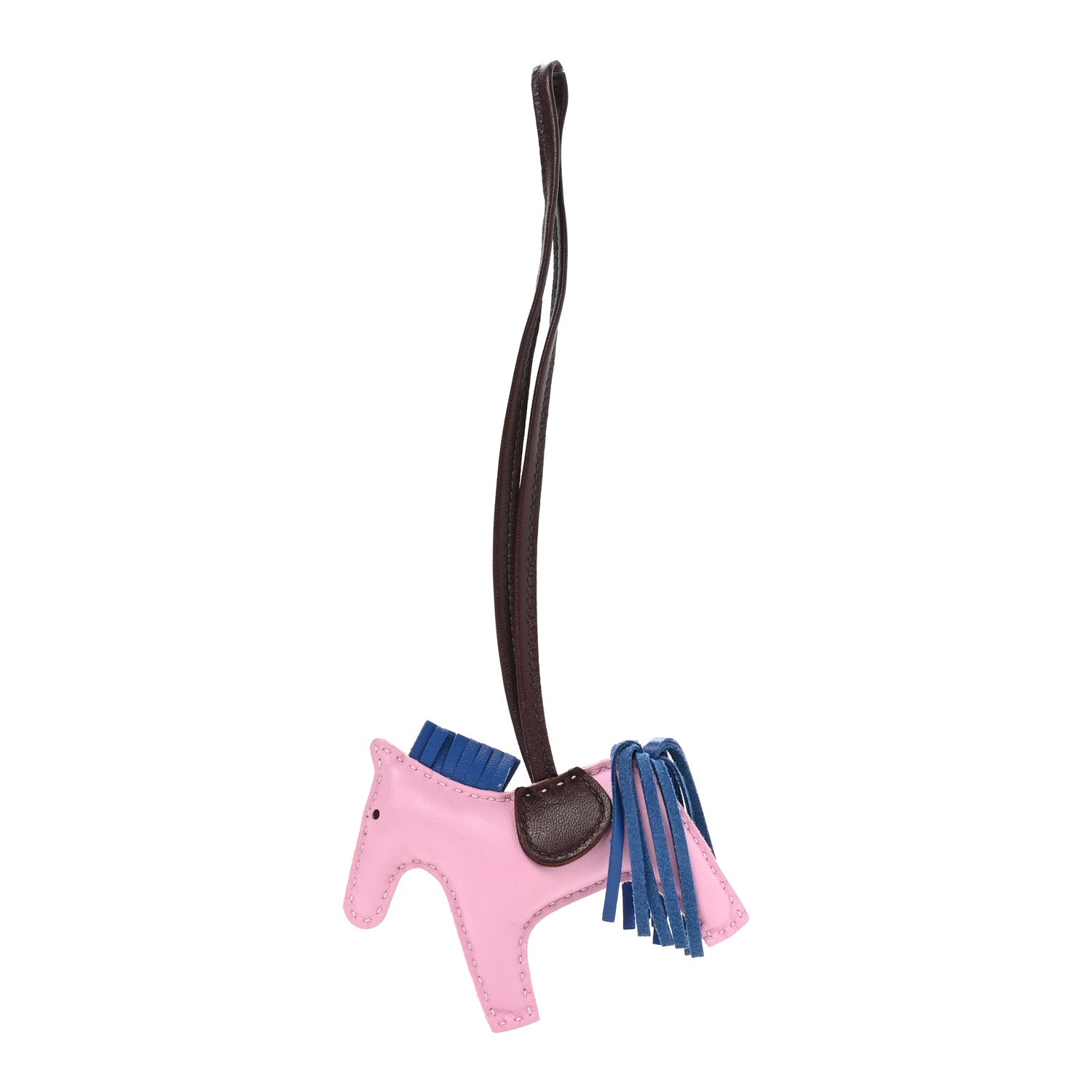 Milo Lambskin Grigri Rodeo Horse Bag Charm PM Mauve Sylvestre Bleu France Rouge Sellier