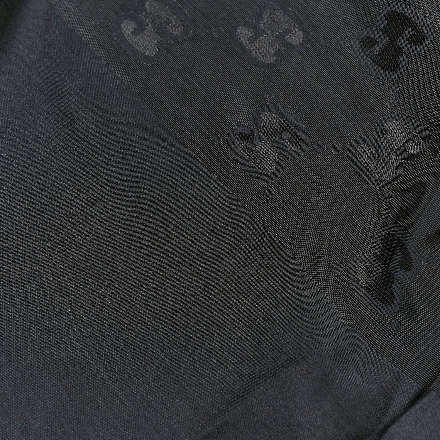 Viscose Modal GG Monogram Square Shawl Black