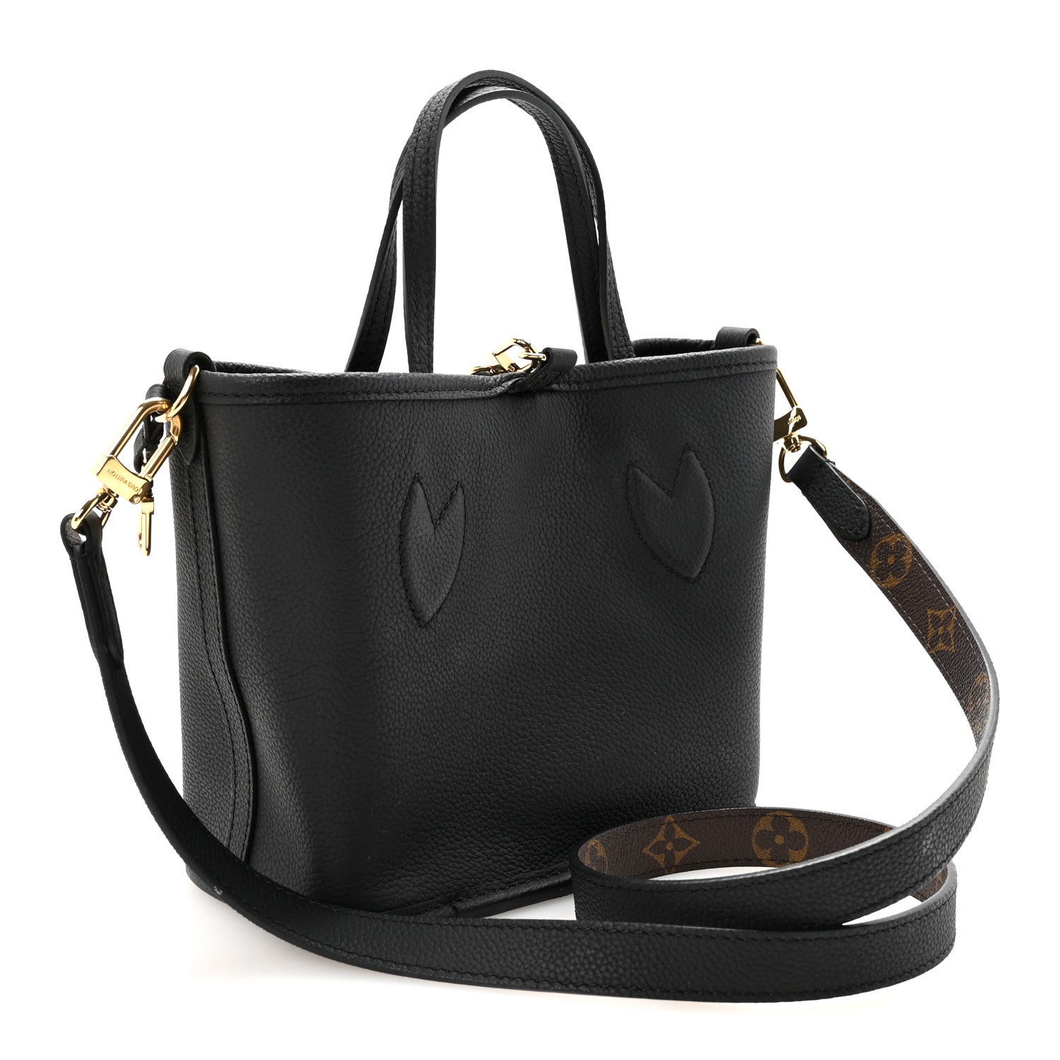 Monogram Neverfull Inside Out Bandouliere BB Black