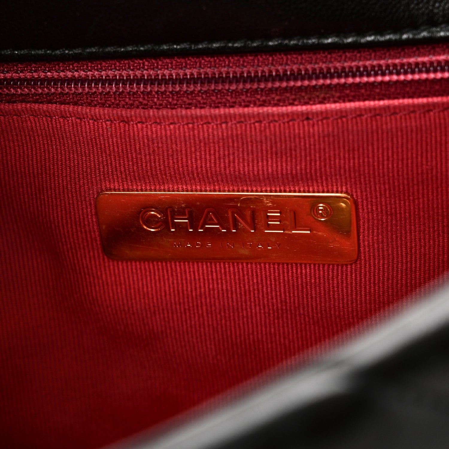 Goatskin Quilted Medium Chanel 19 Flap Black