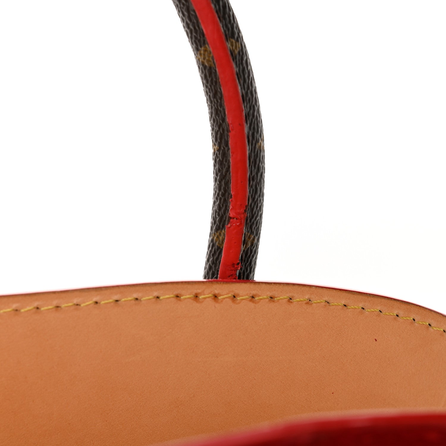Monogram Calf Hair Spikes Iconoclasts Christian Louboutin Red
