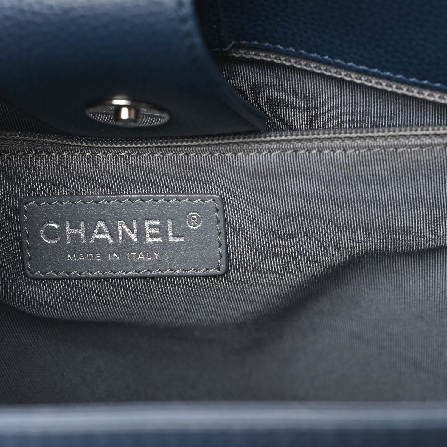 Caviar Tall Cerf Tote Blue