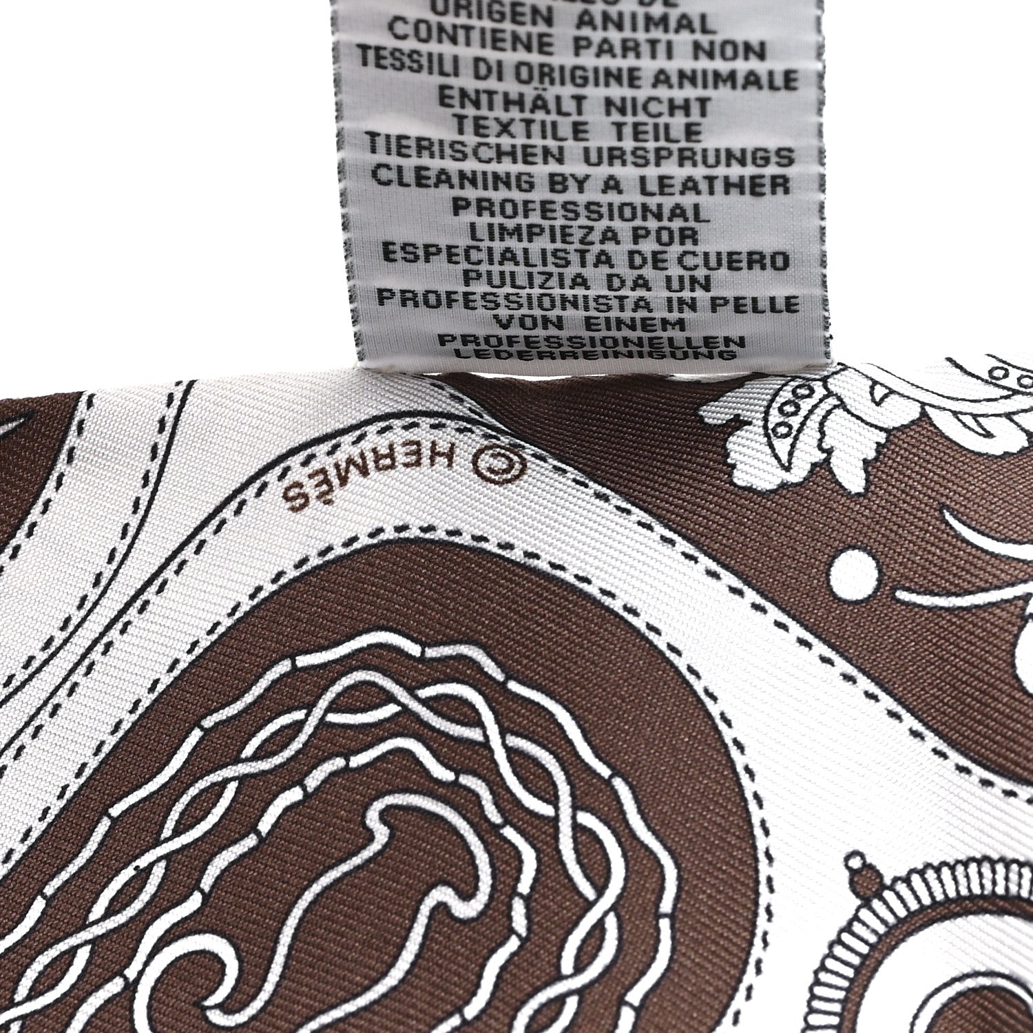 Silk Festival Des Amazones Bandana Fringed Twilly Craie Brun