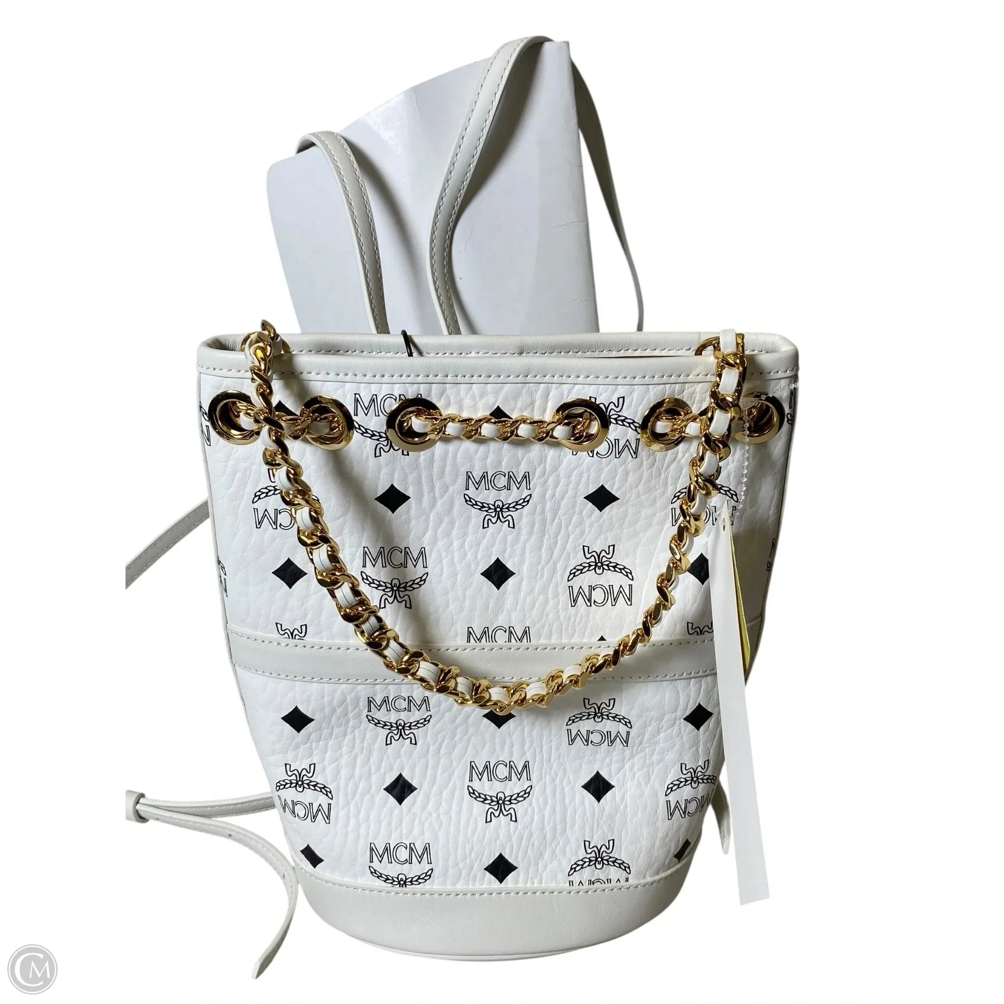 Backpack Luxury Designer By Mcm, Size: Small