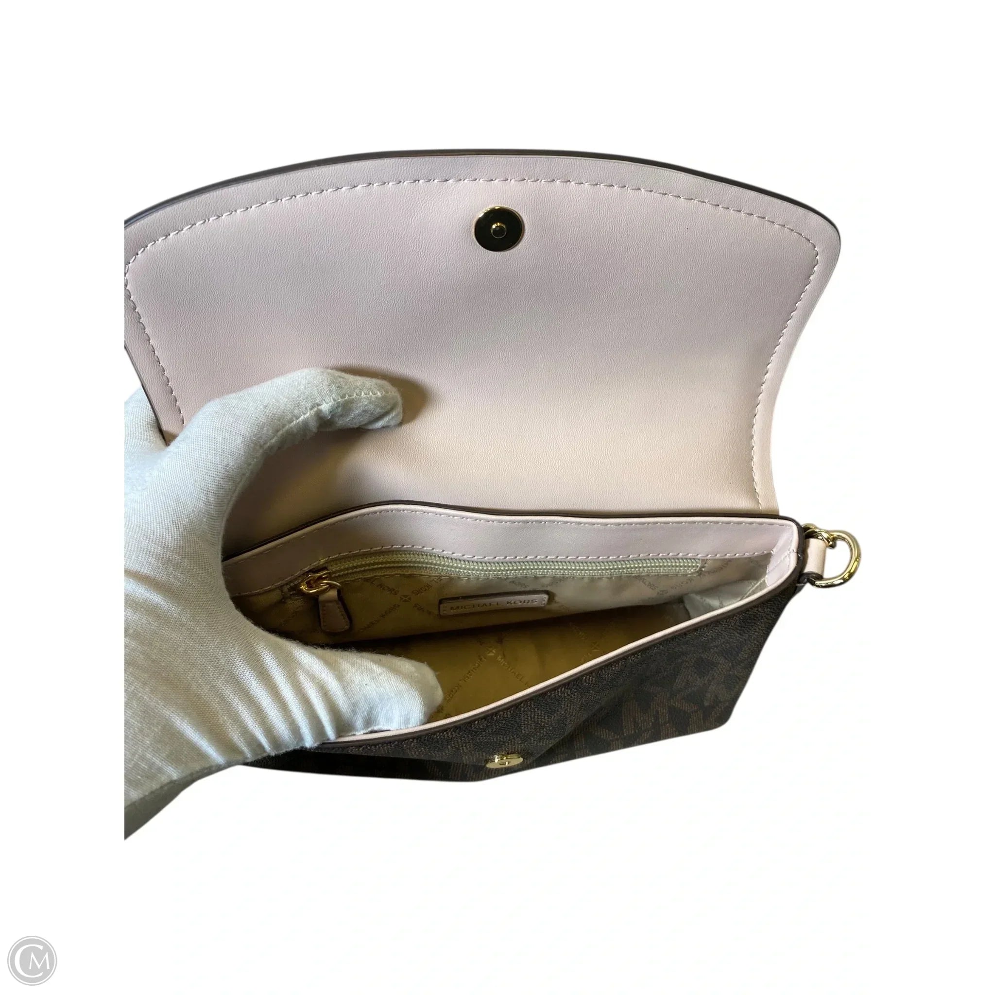 Crossbody Designer By Michael Kors, Size: Medium