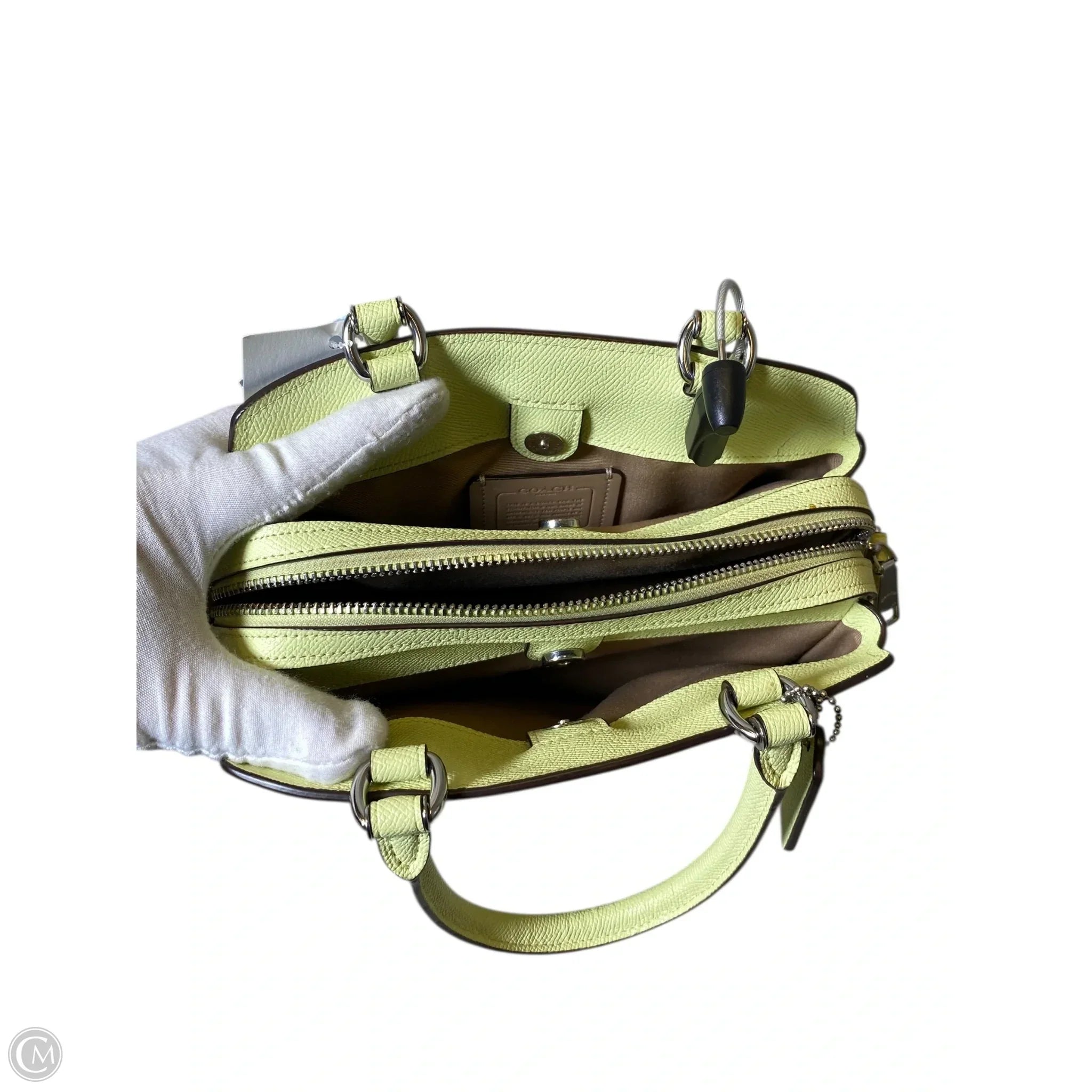 Handbag Designer By Coach, Size: Medium