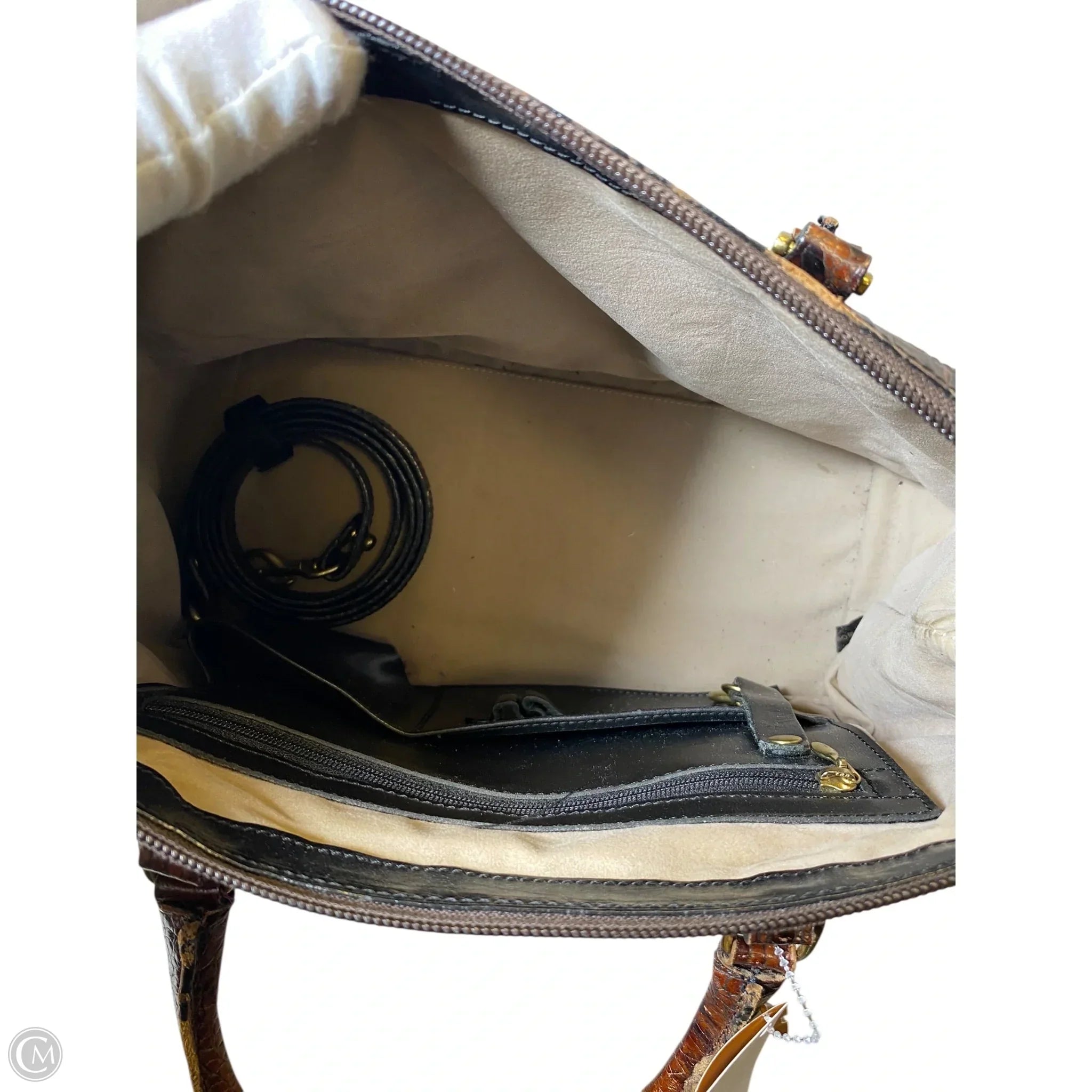 Handbag Designer By Brahmin, Size: Medium
