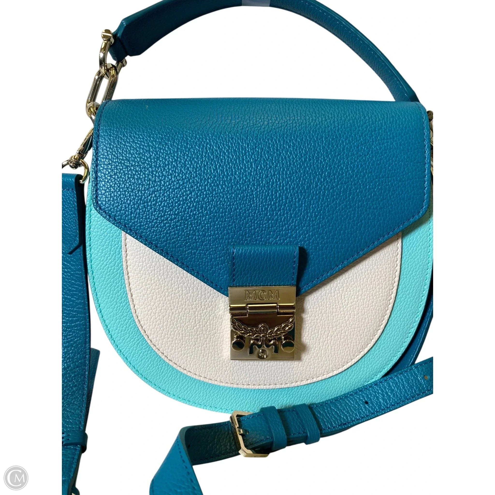 Crossbody Luxury Designer By Mcm, Size: Medium