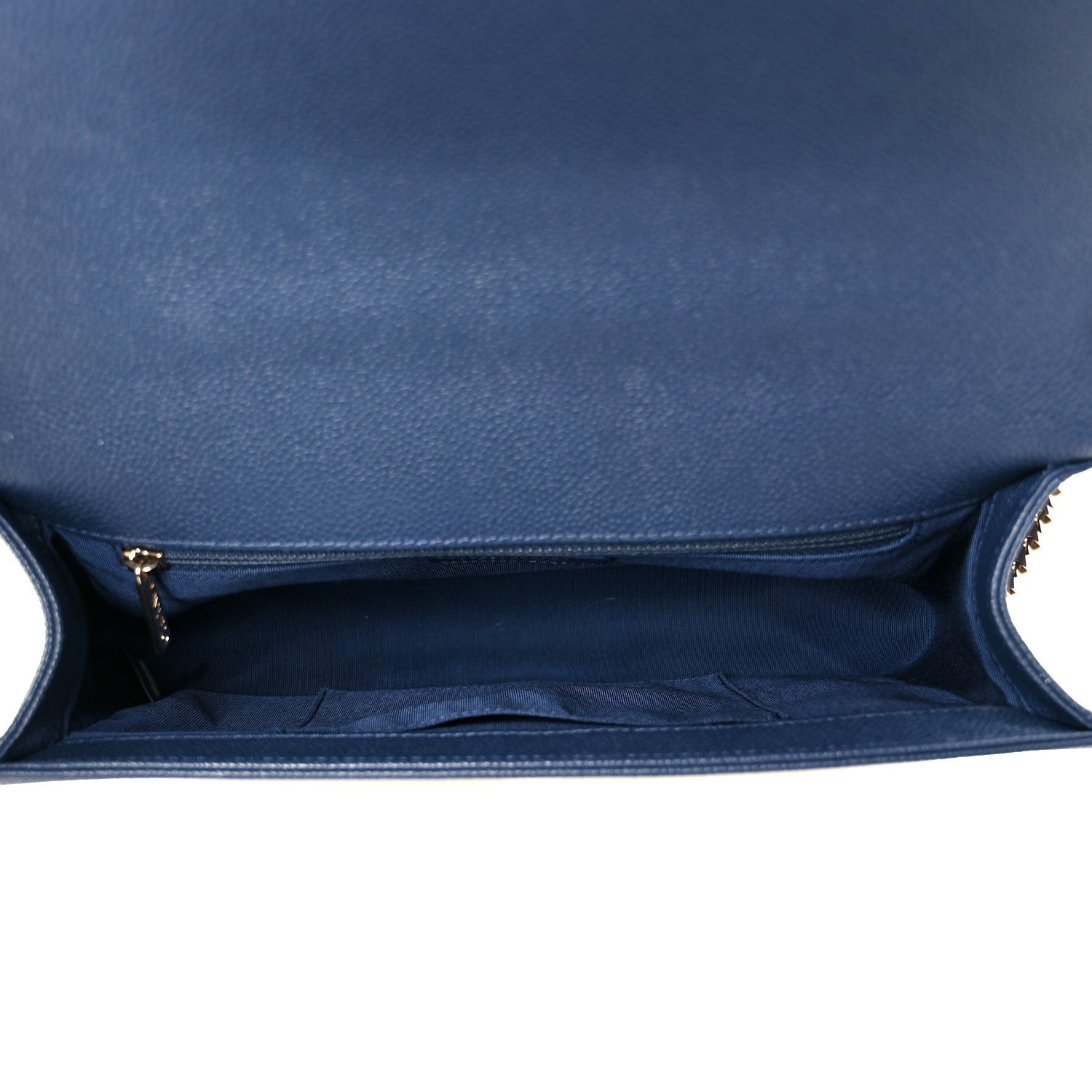 Caviar Quilted New Medium Boy Flap Blue