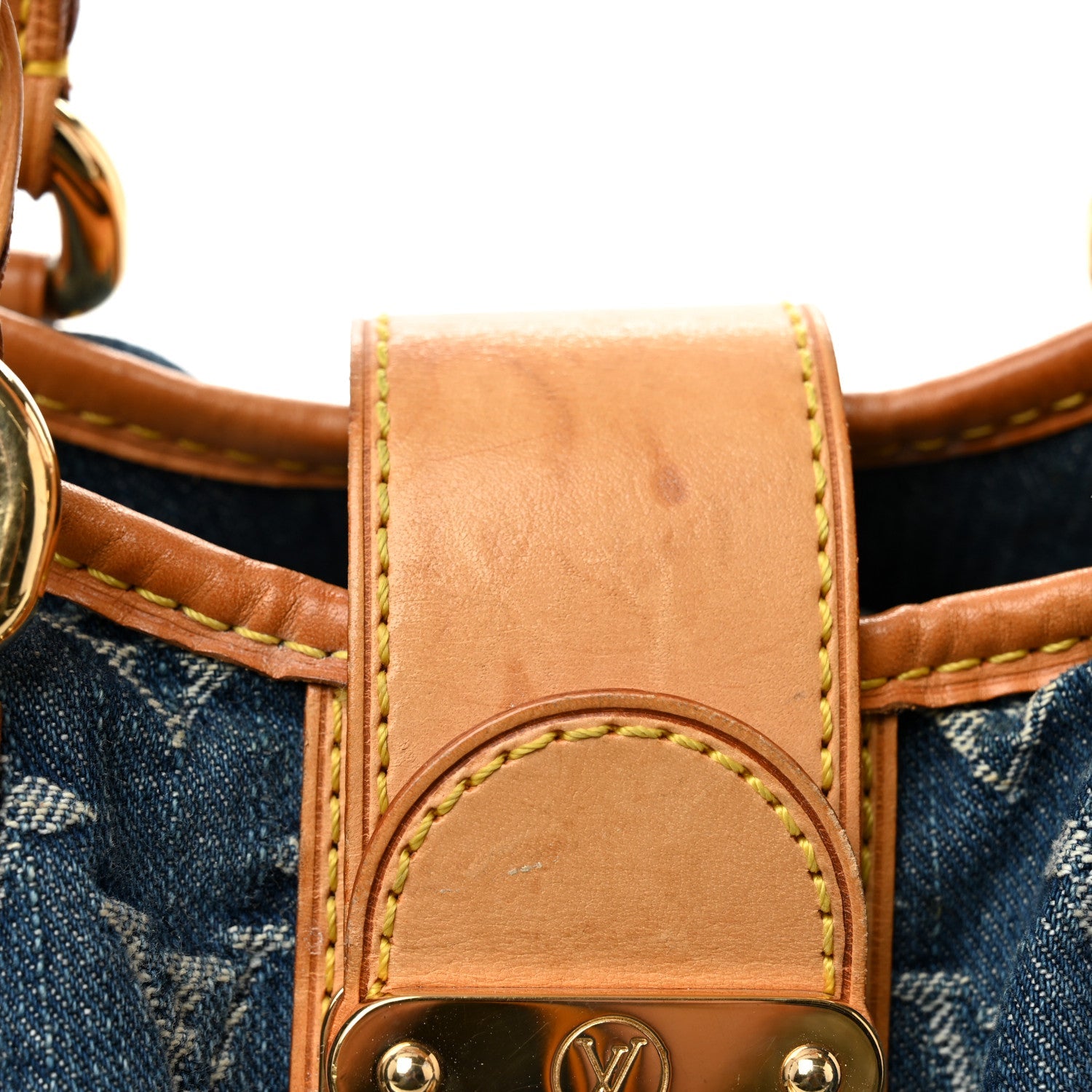 Monogram Denim Pleaty Blue