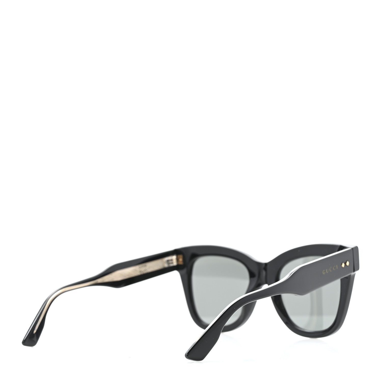 Acetate Square Frame Sunglasses GG1082S Black