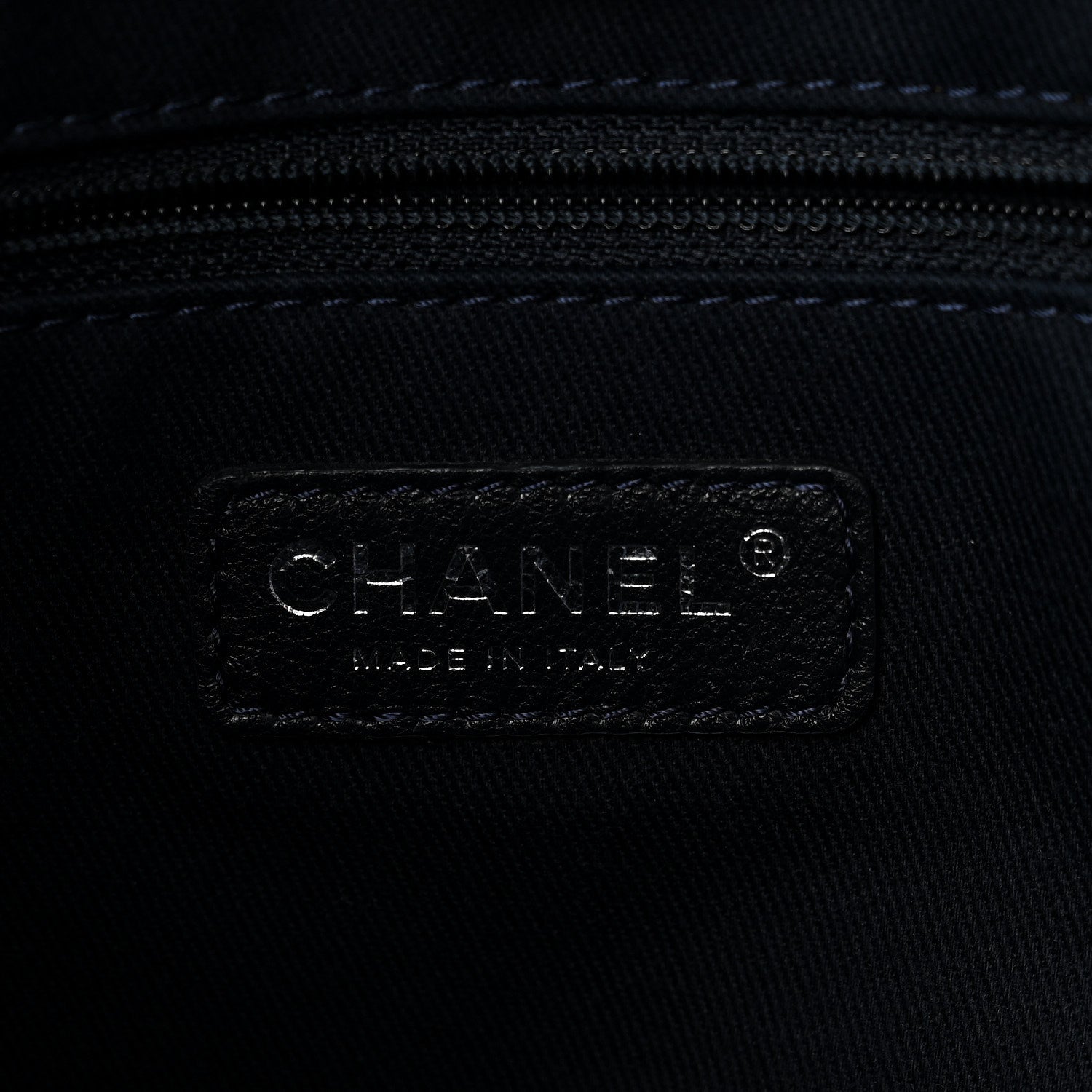 Denim Small Deauville Tote Dark Blue