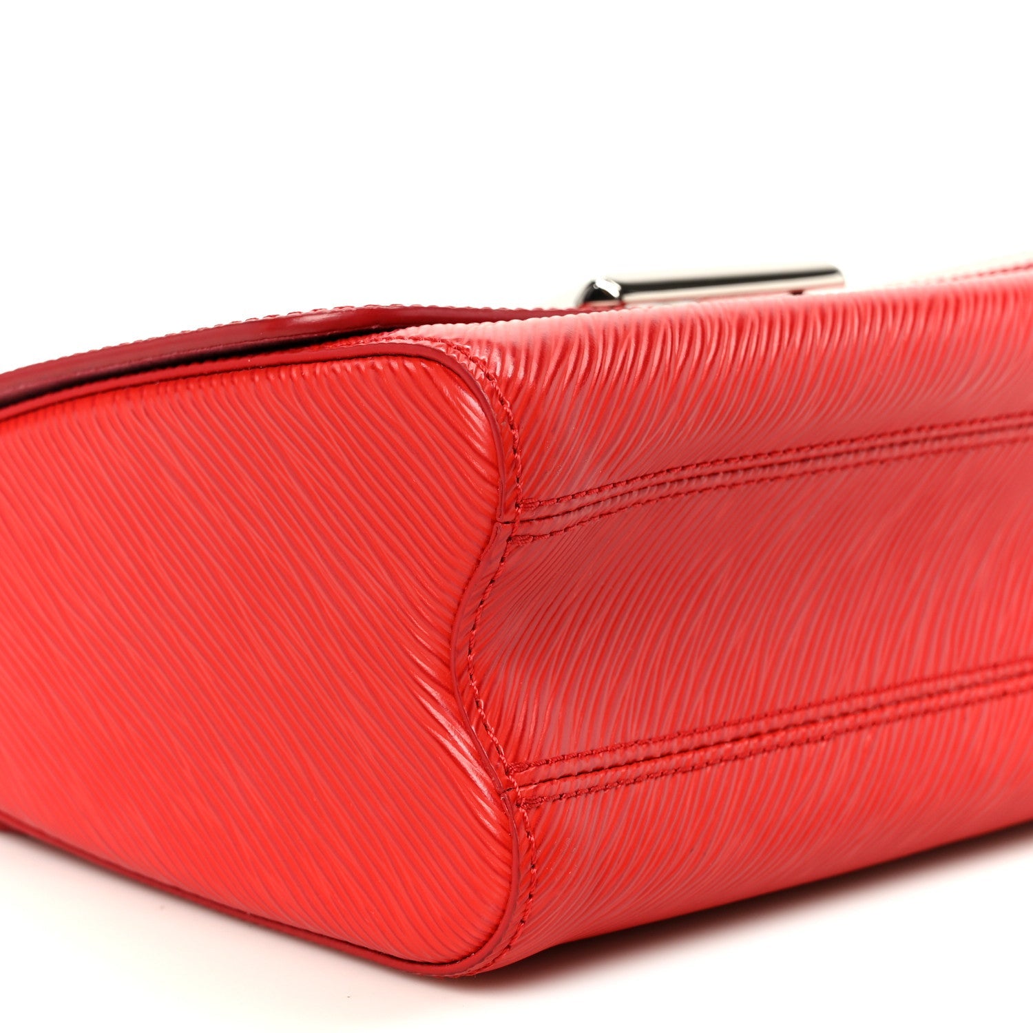 Epi Twist Shoulder Bag MM Coquelicot
