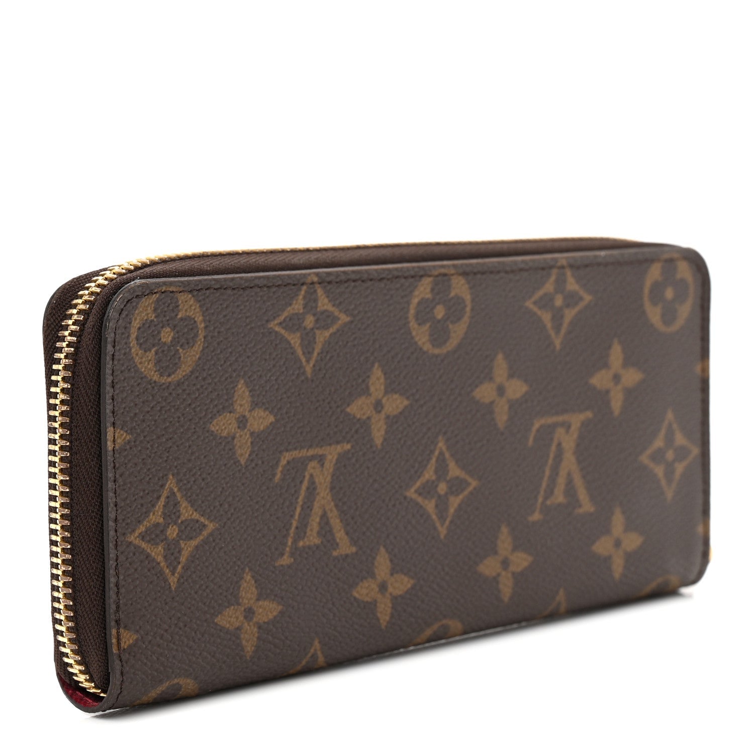 Monogram Clemence Wallet Fuchsia