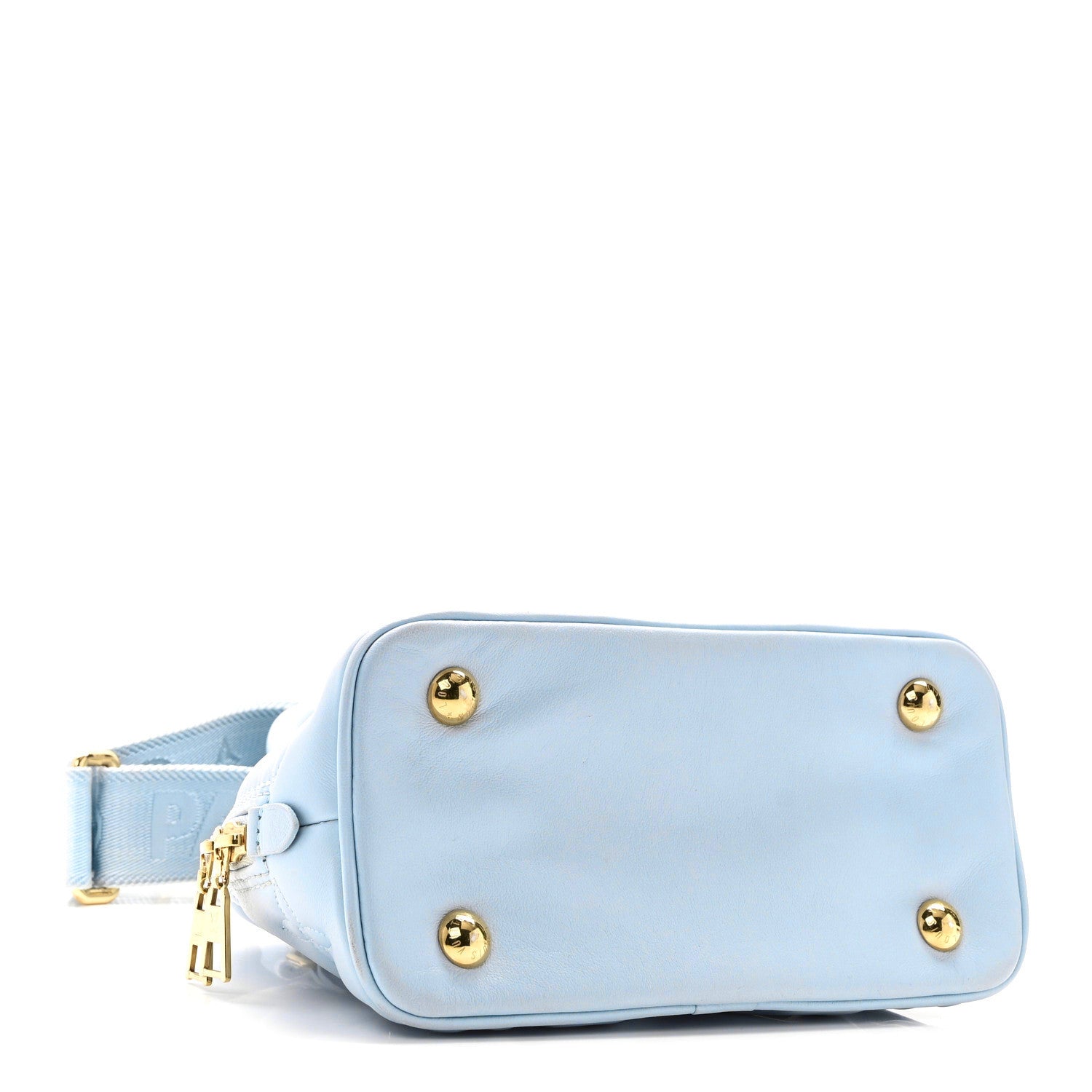 Calfskin Bubblegram Alma BB Ice Blue