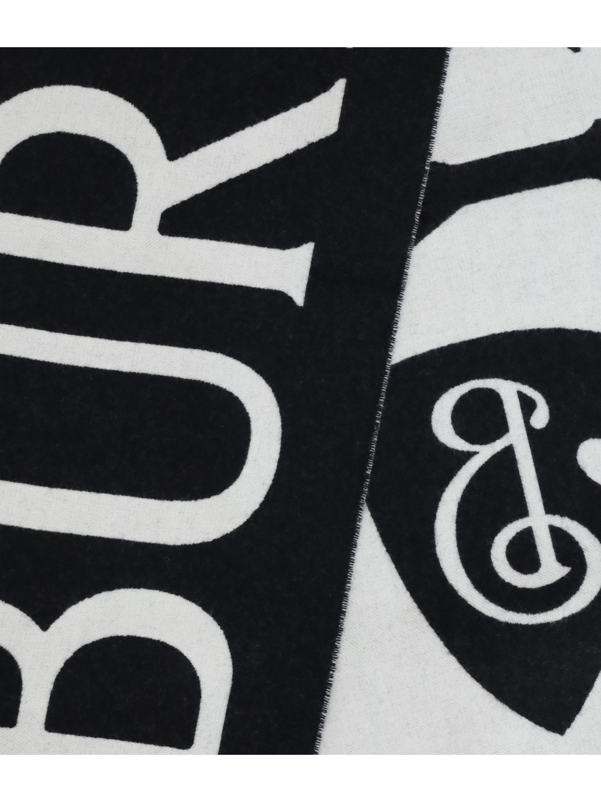 wool logo scarf