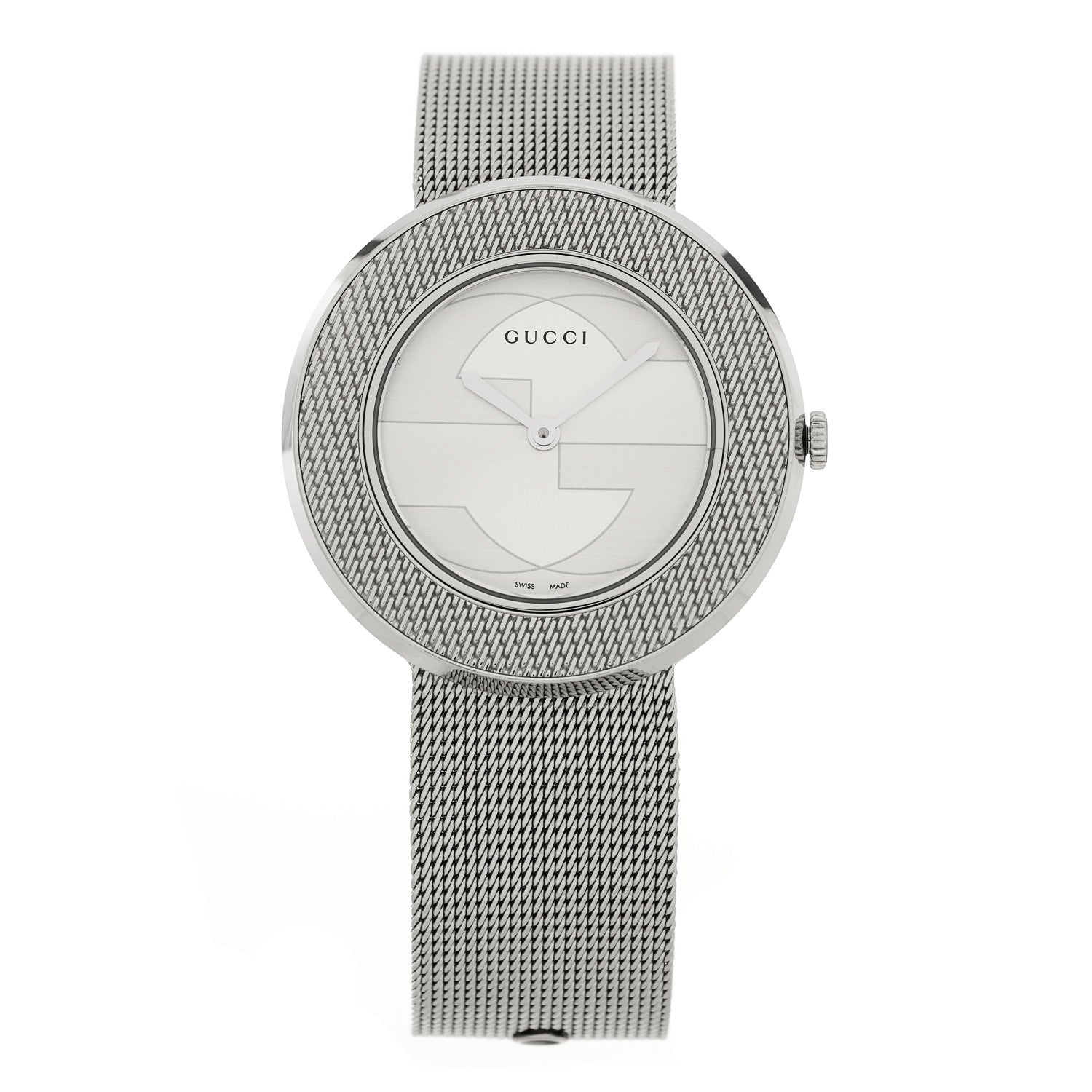 Stainless Steel 36mm U-Play Mesh Quartz Watch