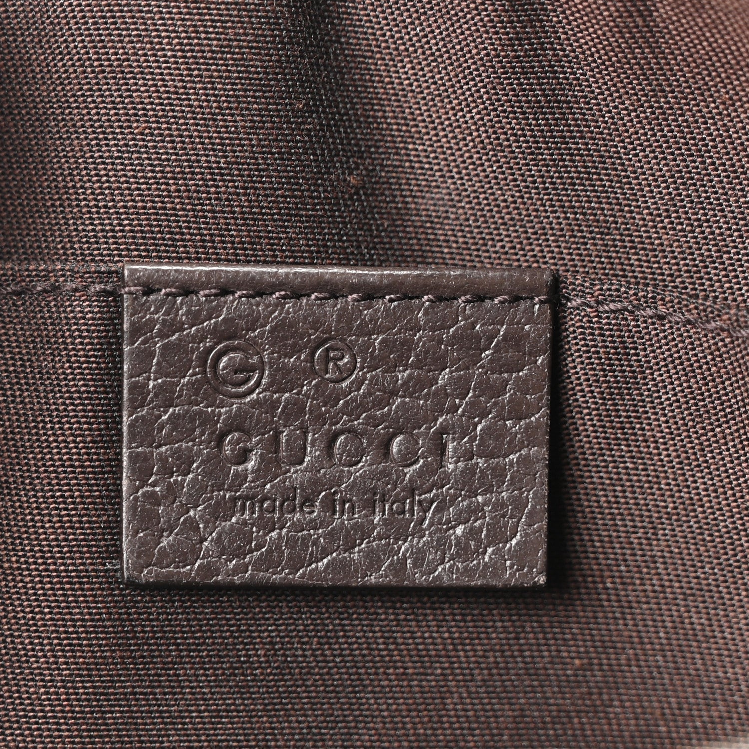 Monogram Belt Bag Dark Brown