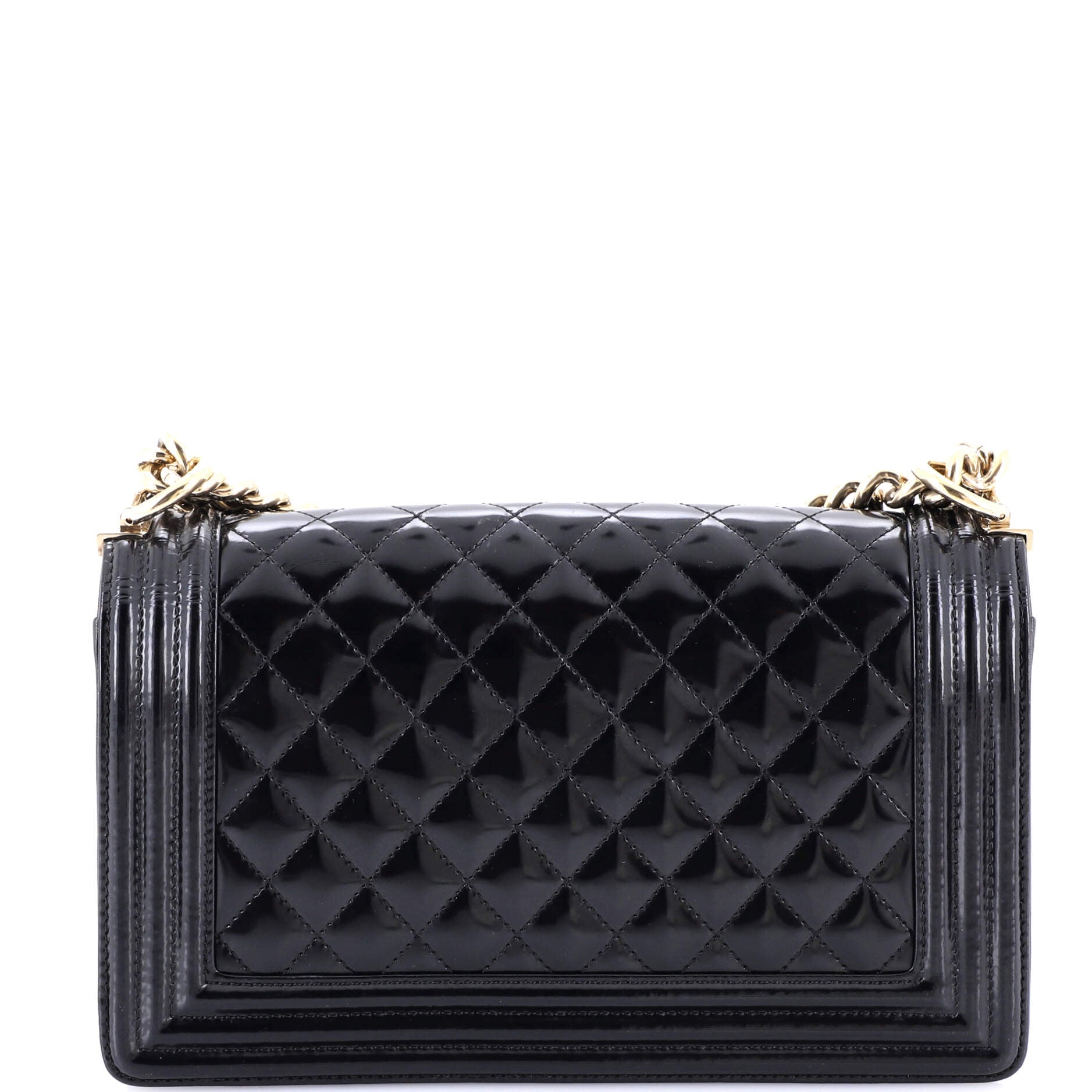 Boy Flap Bag Quilted Iridescent Glazed Calfskin Old Medium