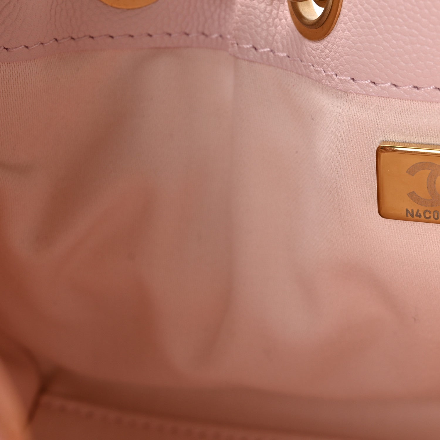 Caviar Quilted Mini Chanel 25 Handbag Light Pink