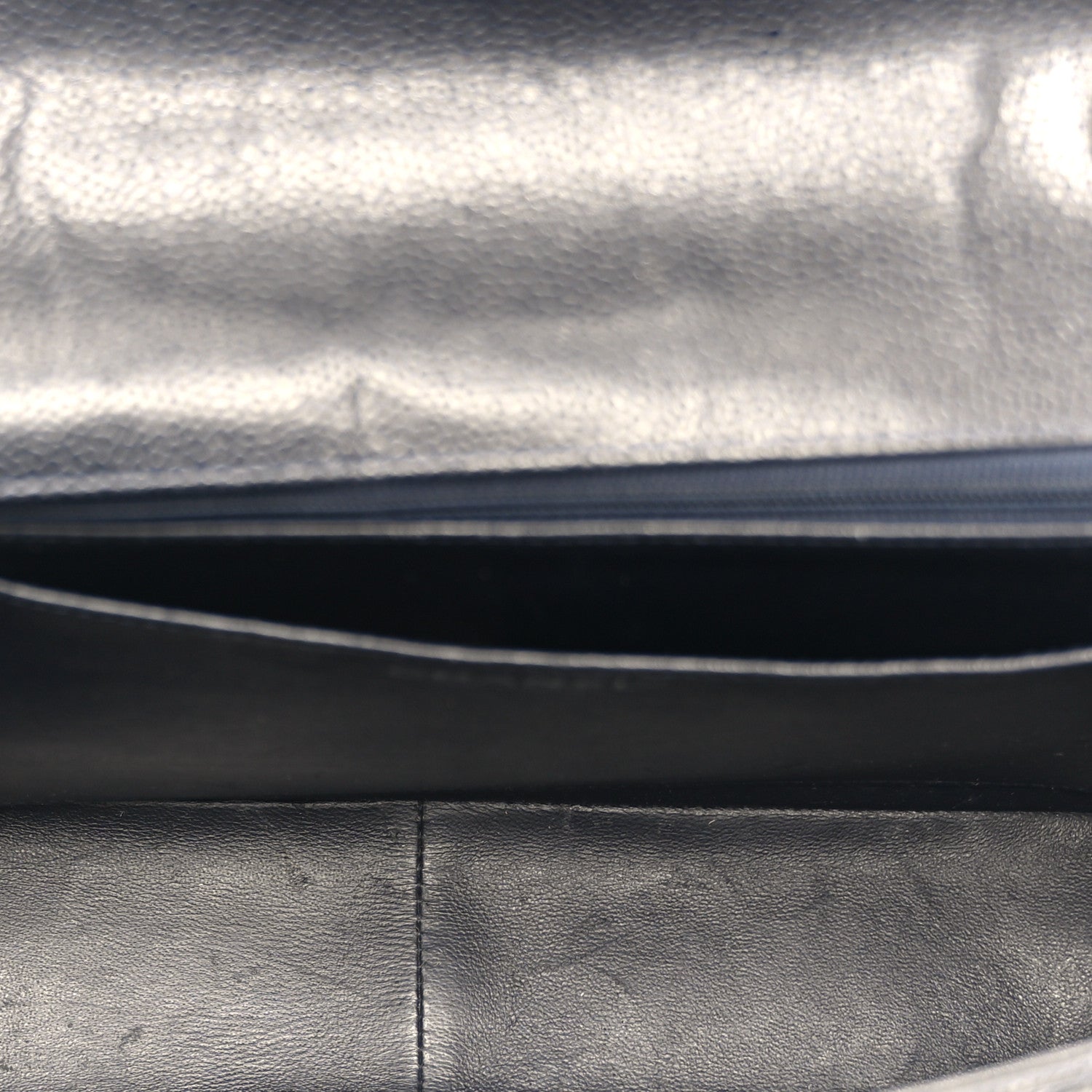 Caviar Jumbo Single Flap Black