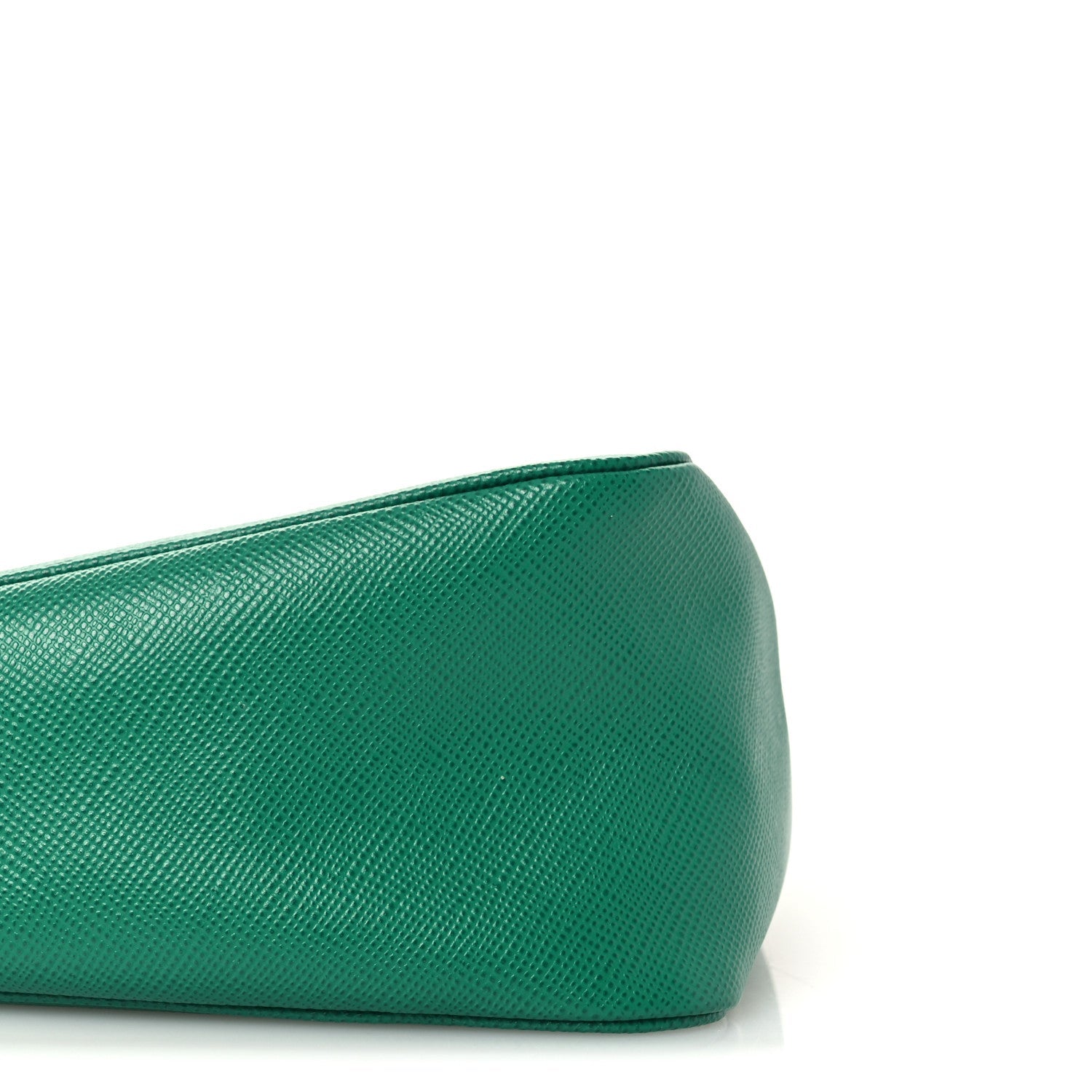 Saffiano Cuir Triangle Logo Embossed Triangle Shoulder Bag Mango