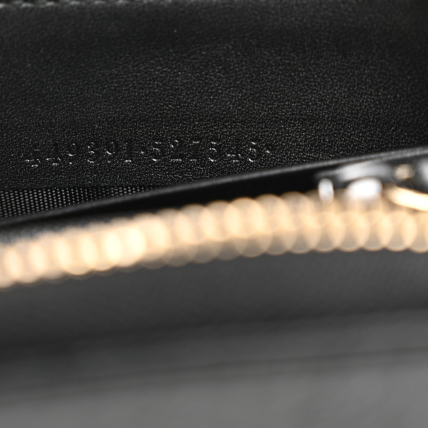 Microguccissima Zip Around Wallet Black