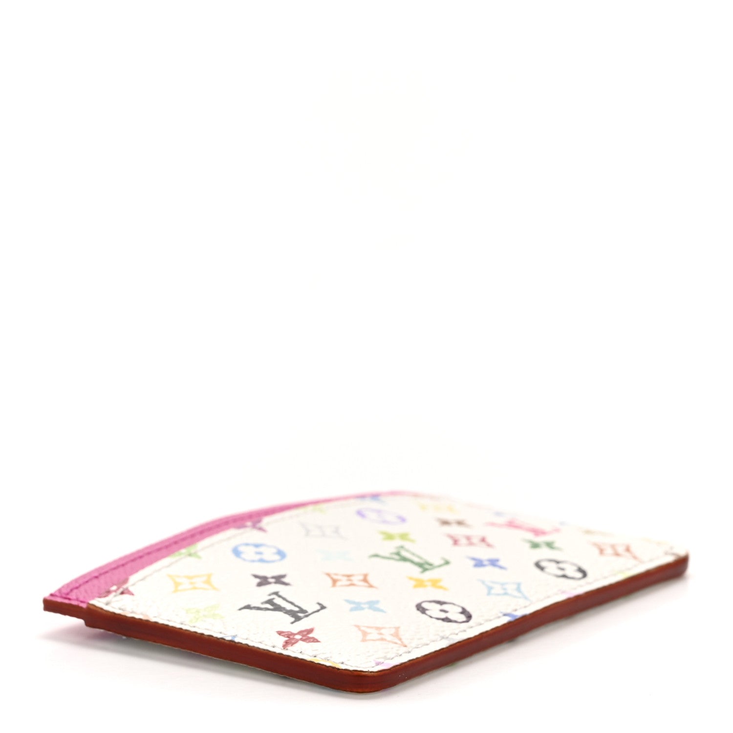 LV X TM Monogram Multicolor Card Holder Kawaii Pink