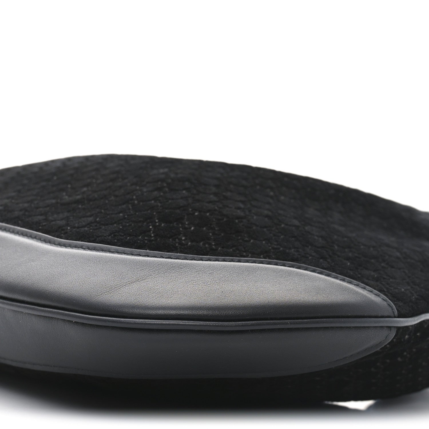 Suede Micro GG Calfskin B Medium Shoulder Bag Arabella Black
