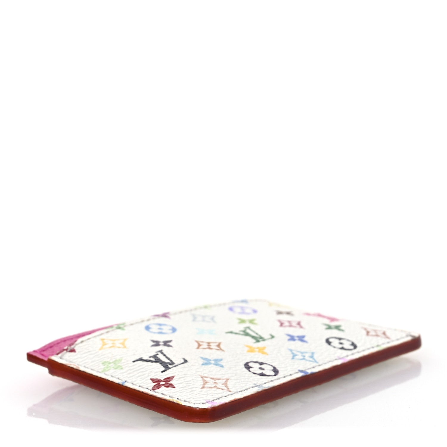 LV X TM Monogram Multicolor Card Holder Kawaii Pink