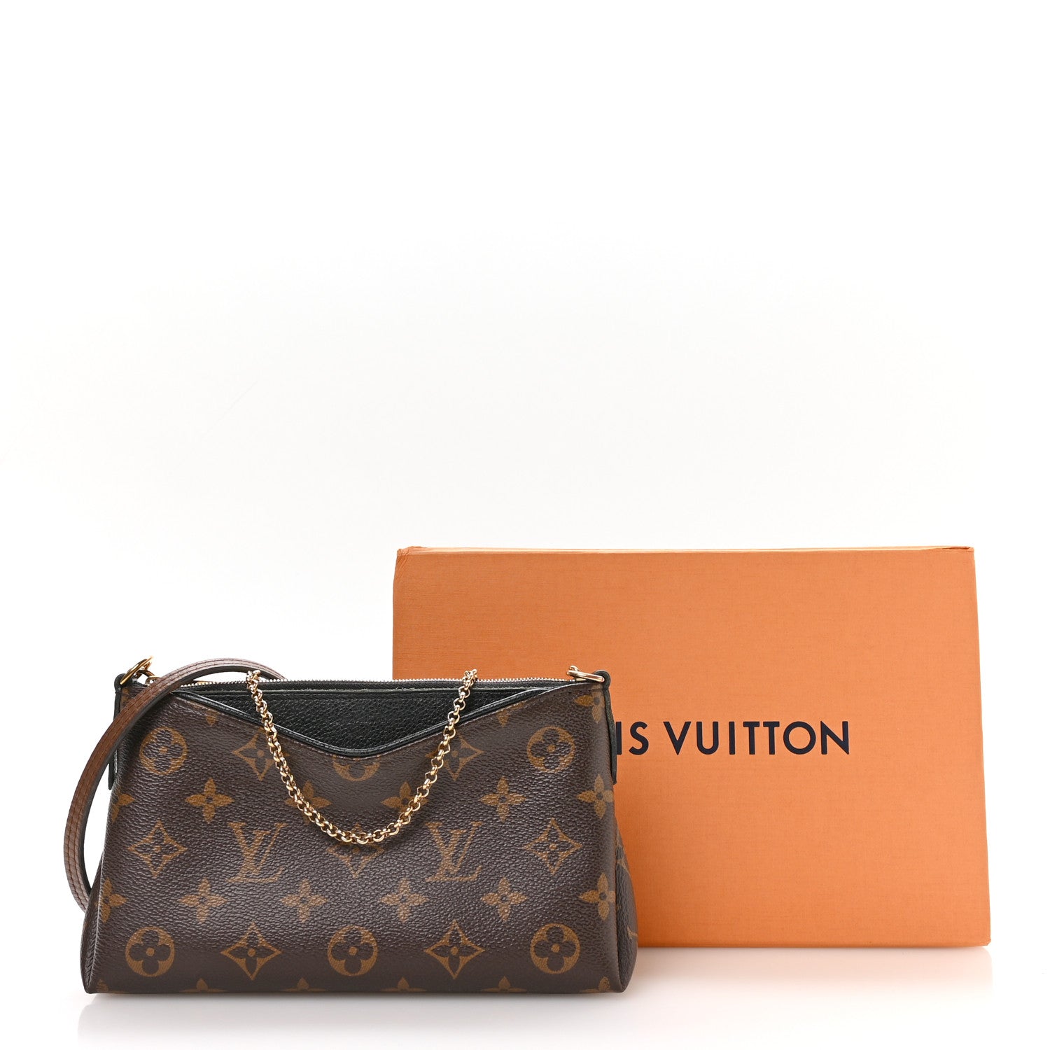 Monogram Pallas Clutch Black