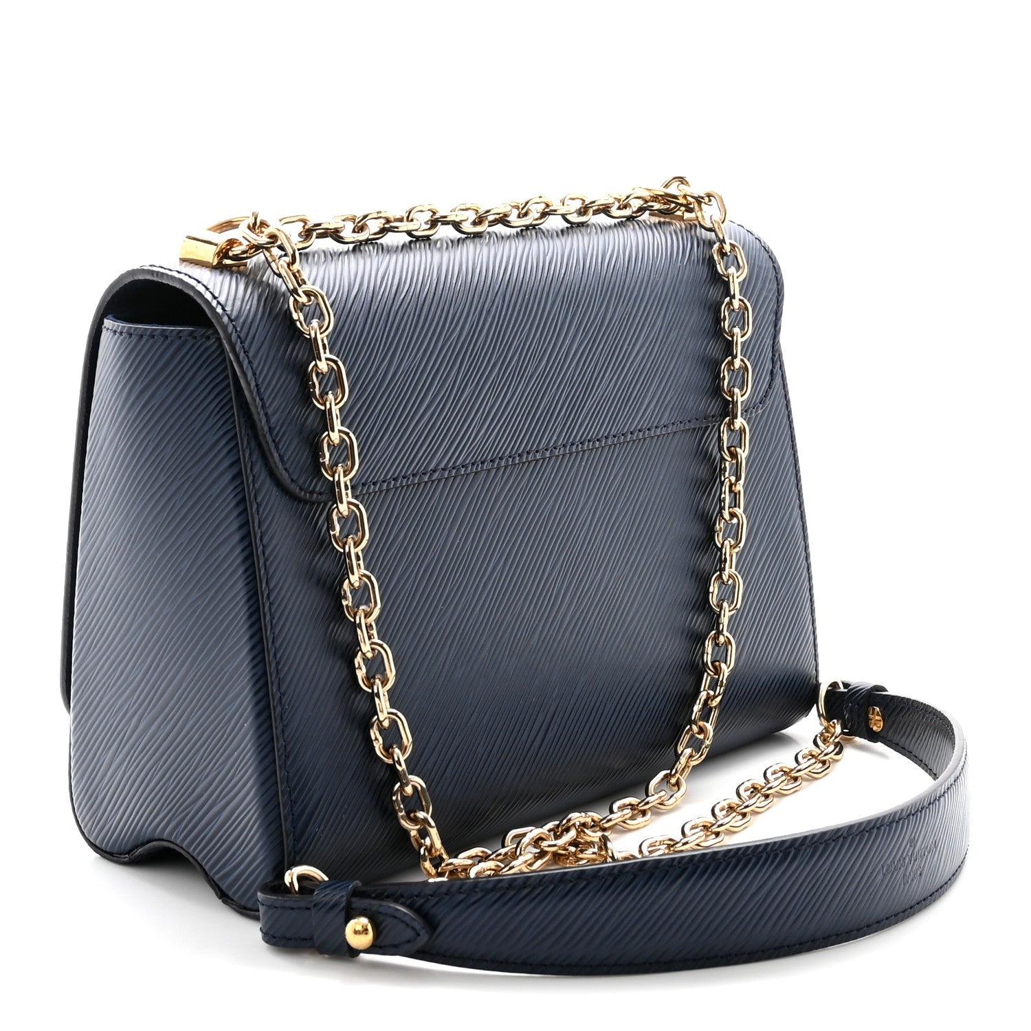 Epi Twist Shoulder Bag MM Indigo