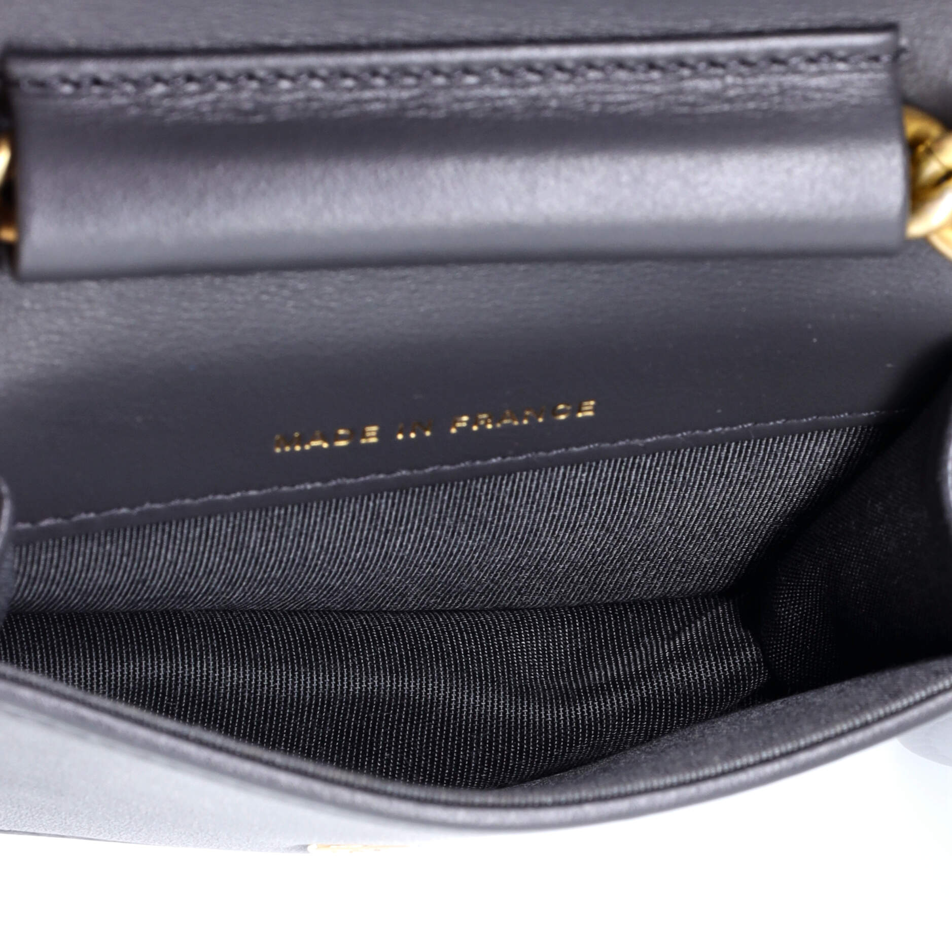 Boy Flap Chain Belt Bag Chevron Caviar