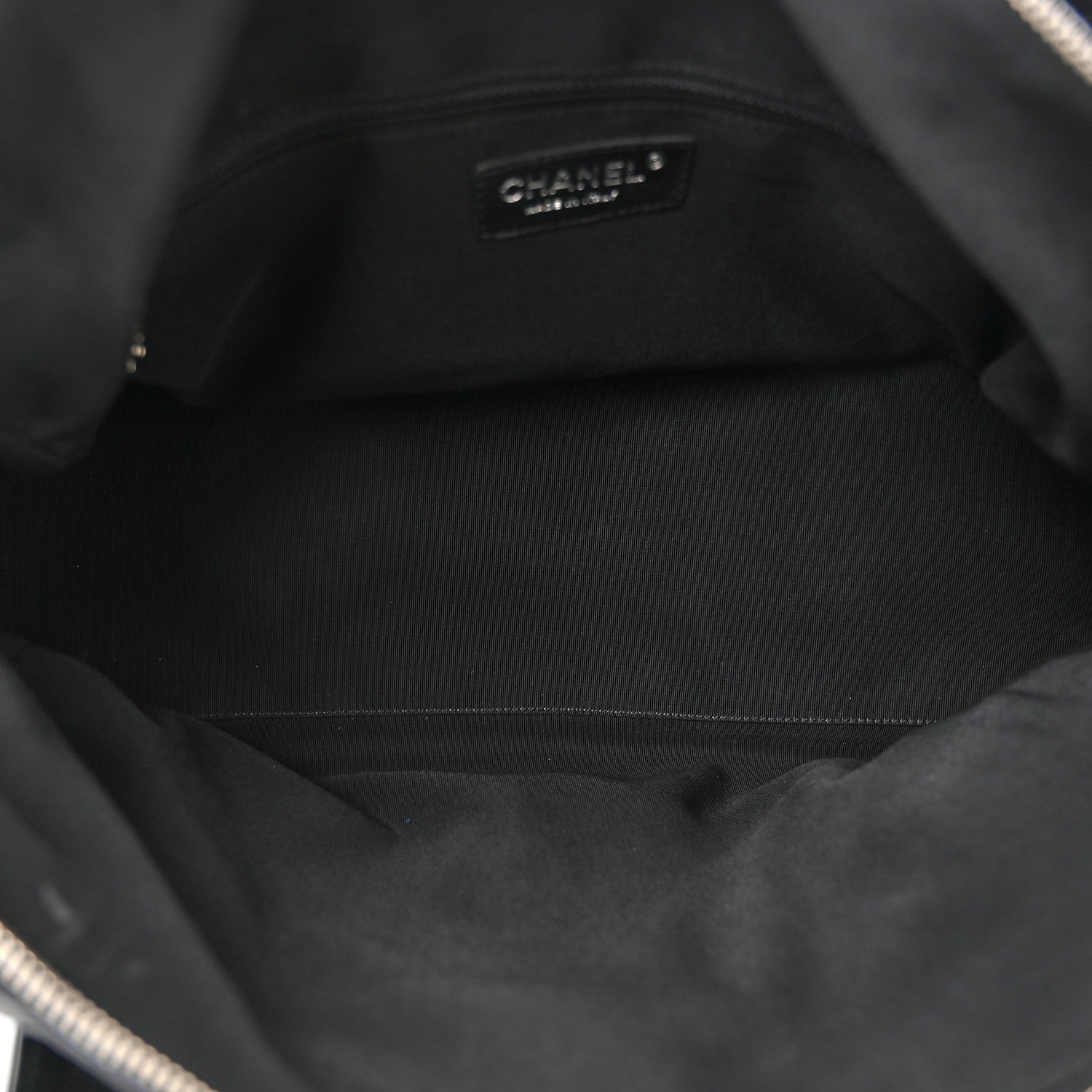 Calfskin CC Chevron All Day Long Boston Black